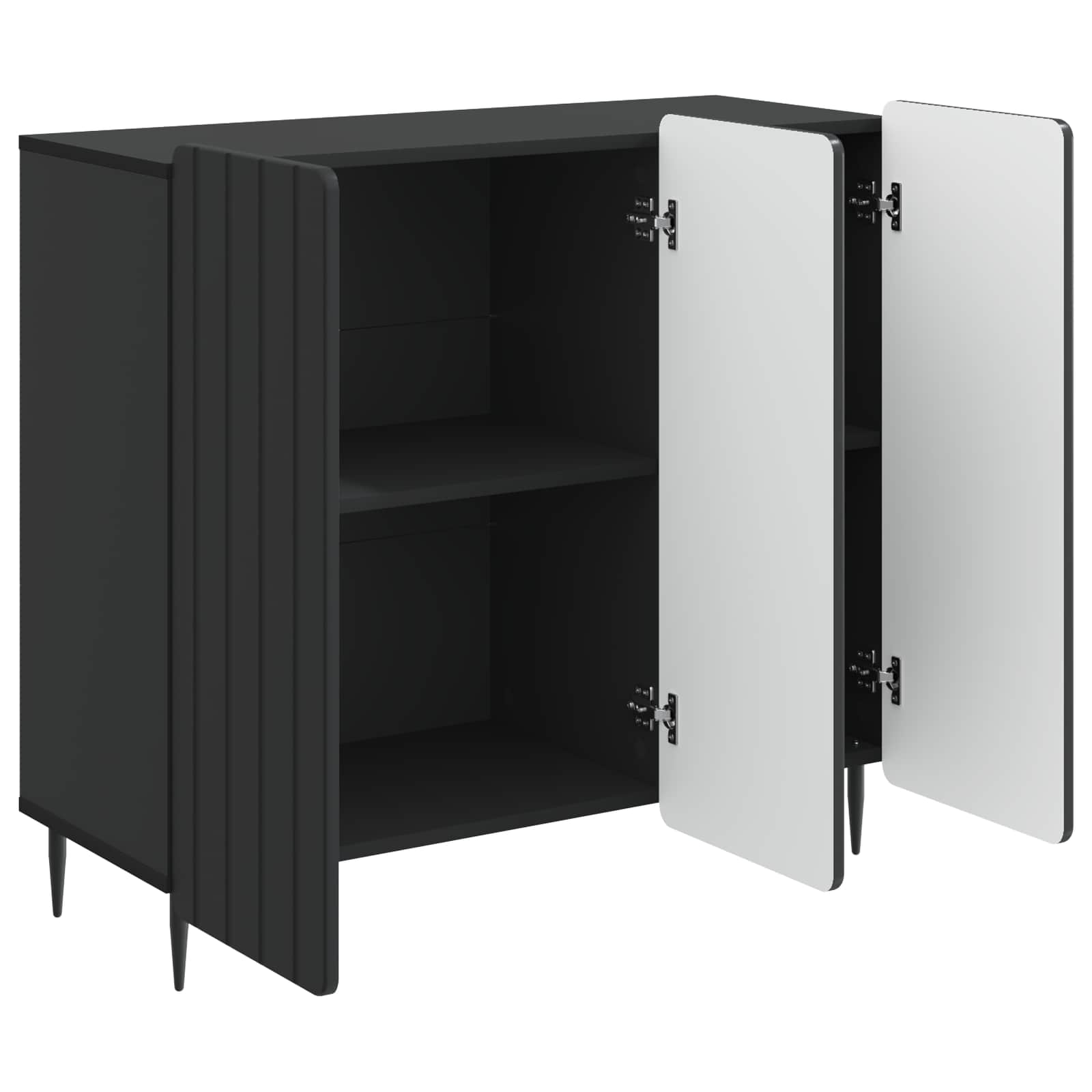 Kreveta Crna 89 x 34,5 x 82 cm Konstruirano drvo