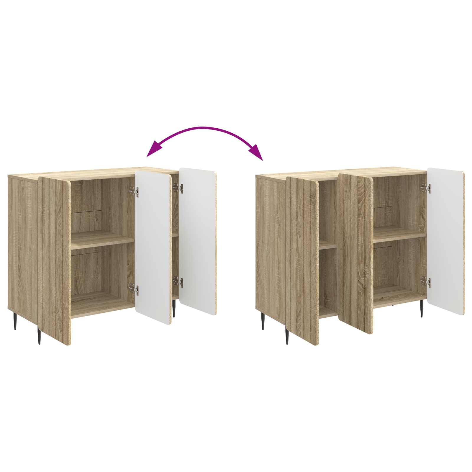 Kreveta Hrast sonoma 89 x 34,5 x 82 cm Konstruirano drvo
