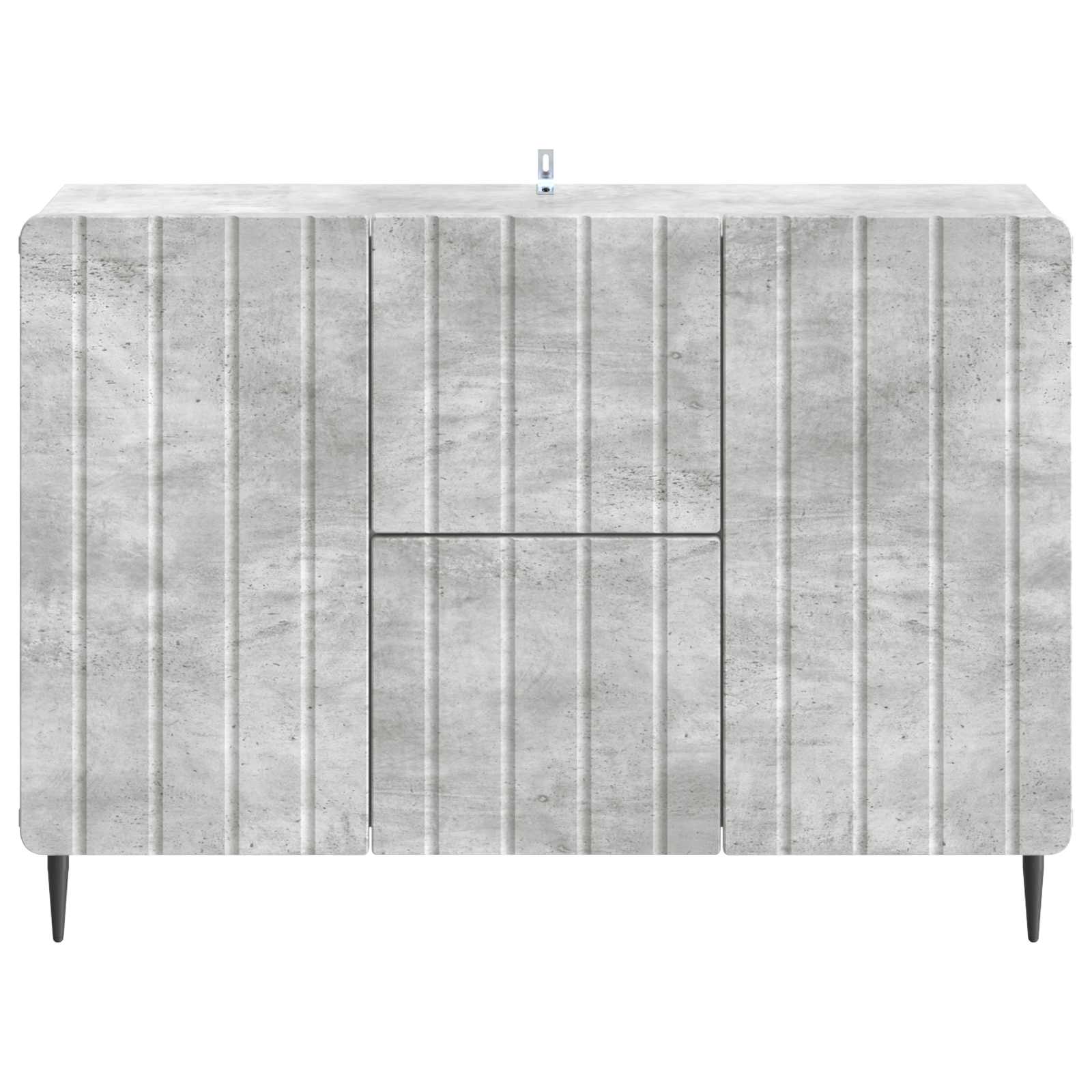 Kreveta Betonska siva 89 x 34,5 x 62 cm Konstruirano drvo
