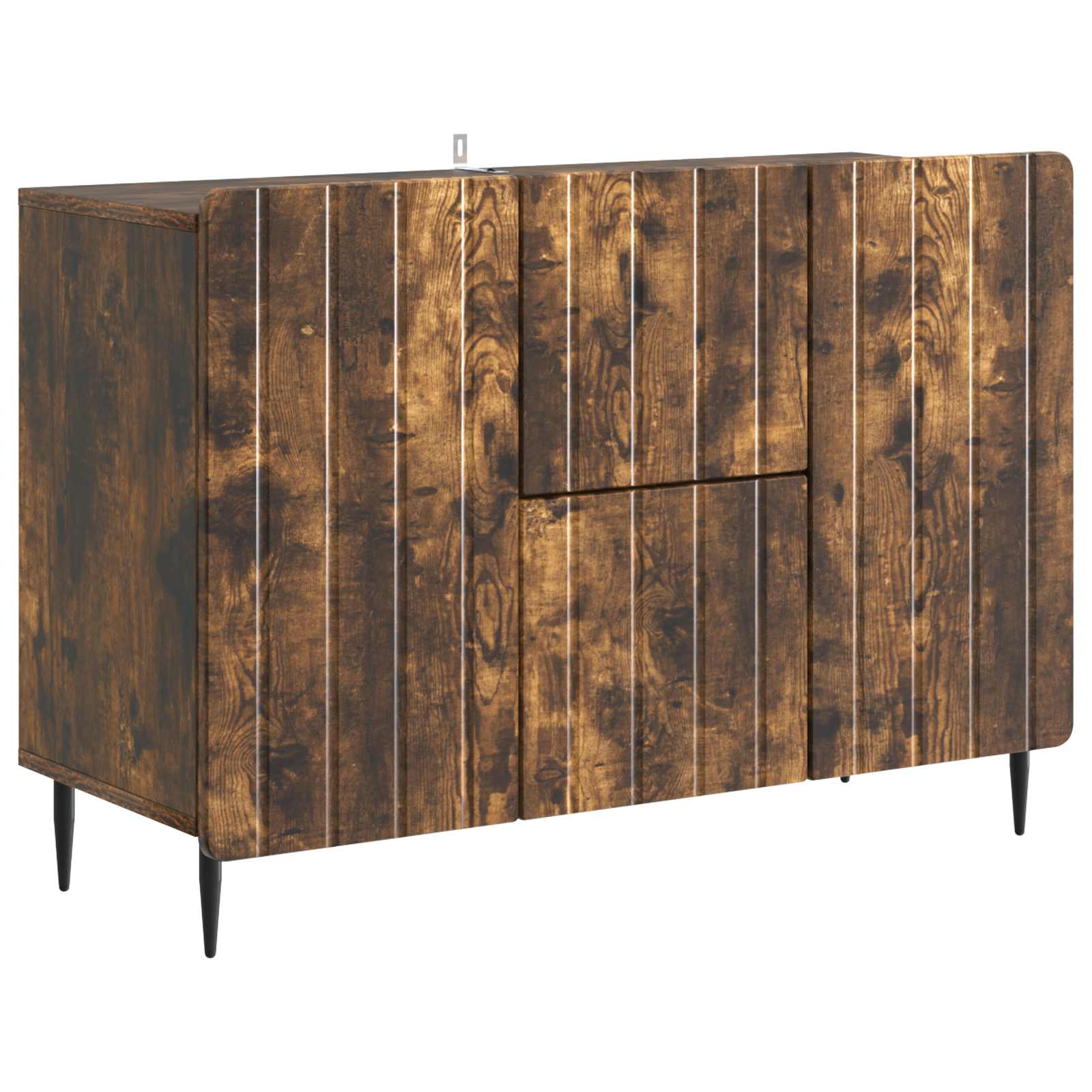Kreveta Dimljeni hrast 89 x 34,5 x 62 cm Konstruirano drvo