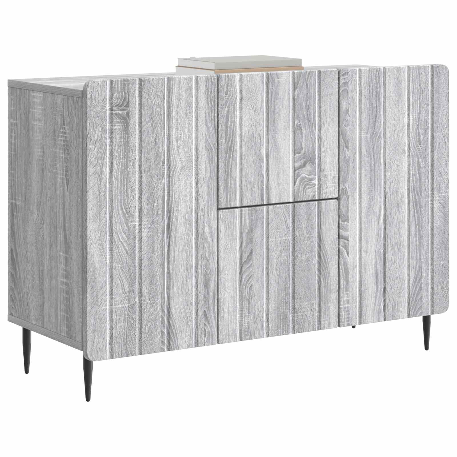 Kreveta Siva sonoma 89 x 34,5 x 62 cm Konstruirano drvo