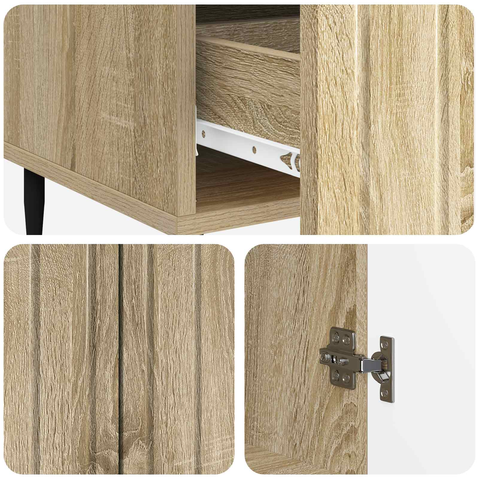 Kreveta Hrast sonoma 66 x 34,5 x 97 cm Konstruirano drvo