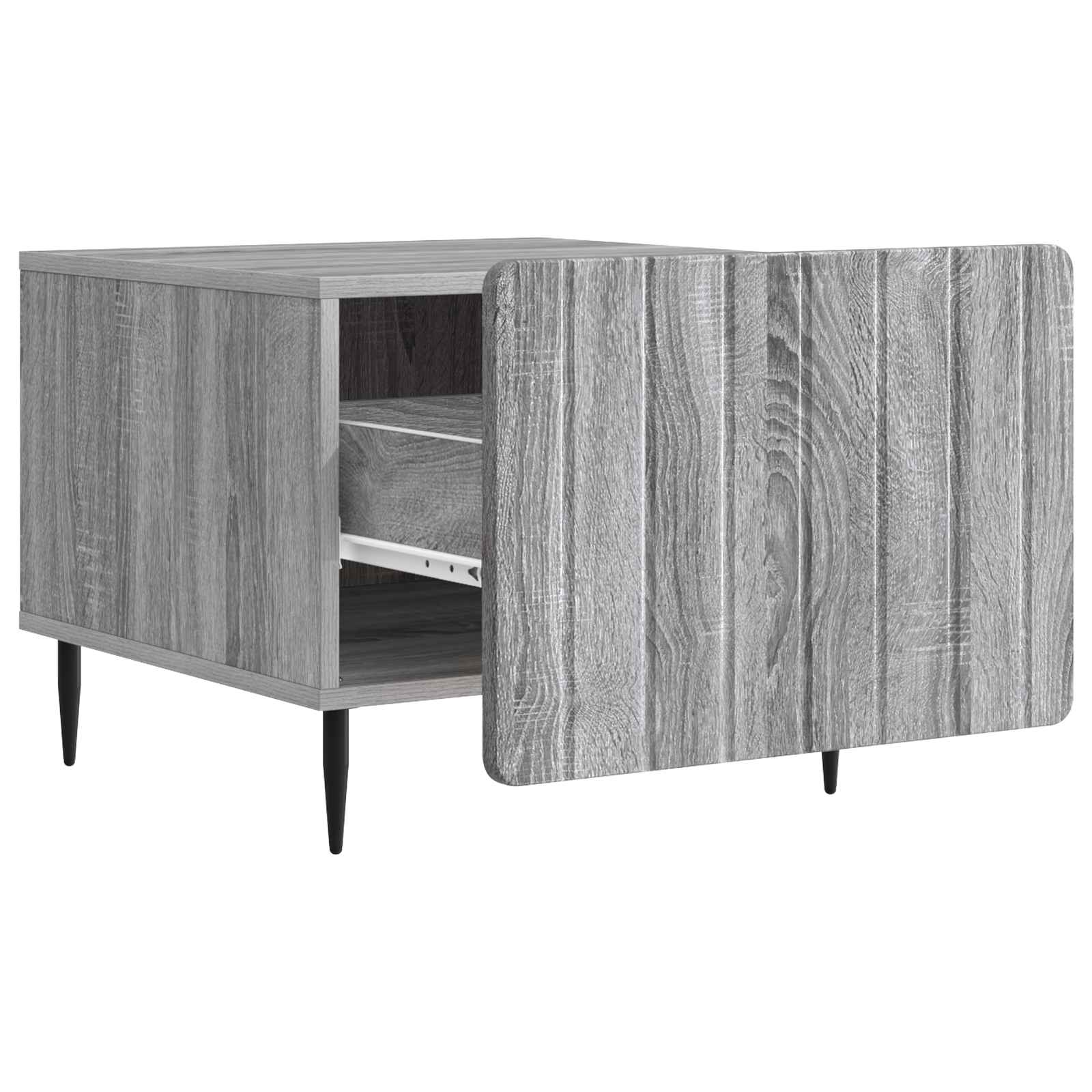Kava Stol Siva sonoma 49 x 50 x 42 cm Konstruirano drvo