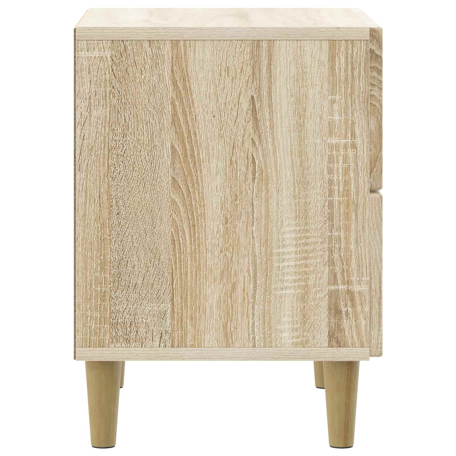 Noćni ormar s ladicama 2 pcs Hrast sonoma 43 x 34,5 x 48 cm