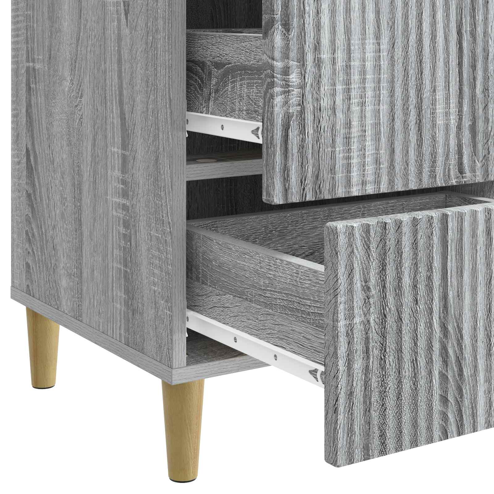 Noćni ormar Siva sonoma 43 x 41 x 66,5 cm Konstruirano drvo