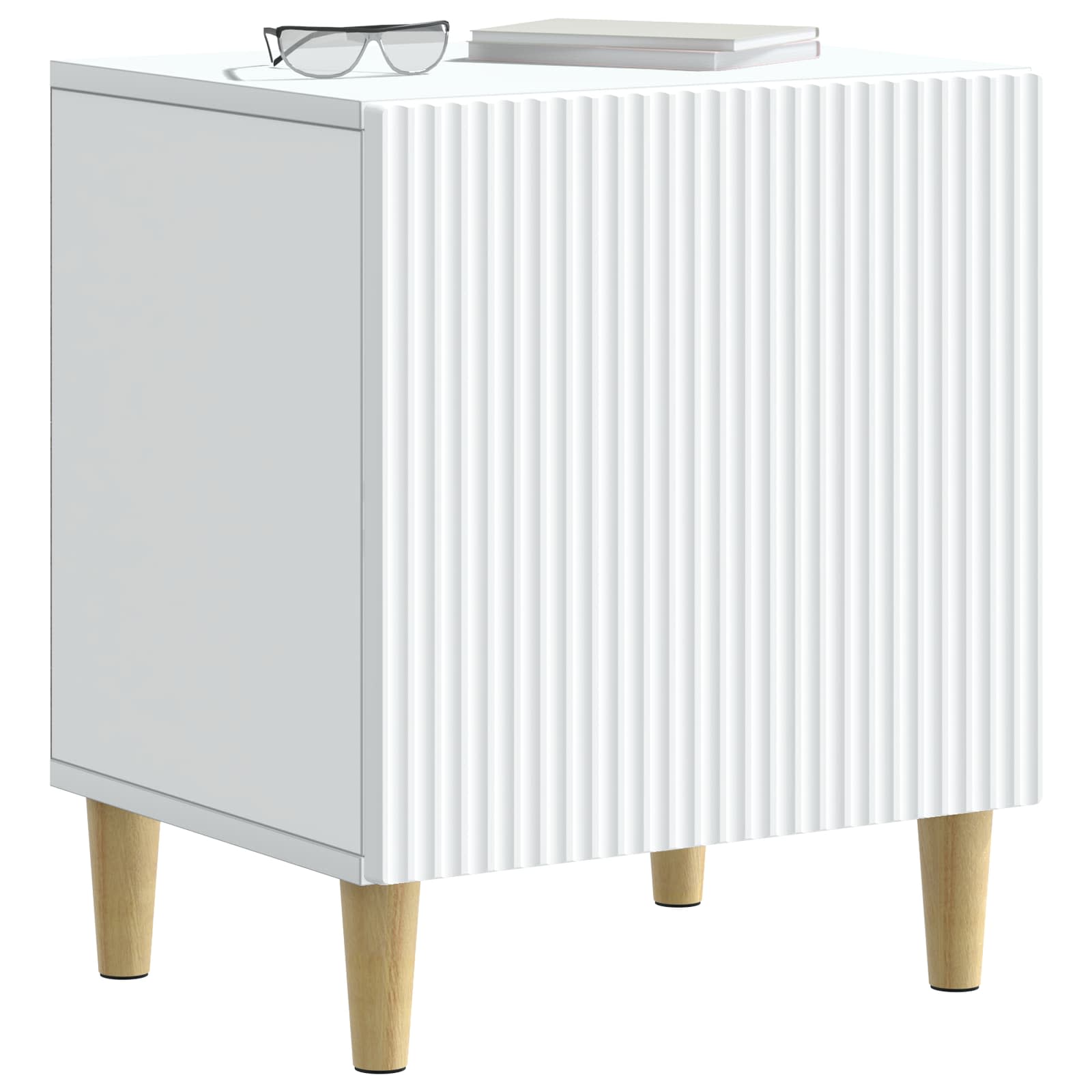 Noćni ormar 2 pcs Bijela 43 x 34,5 x 50 cm Konstruirano drvo