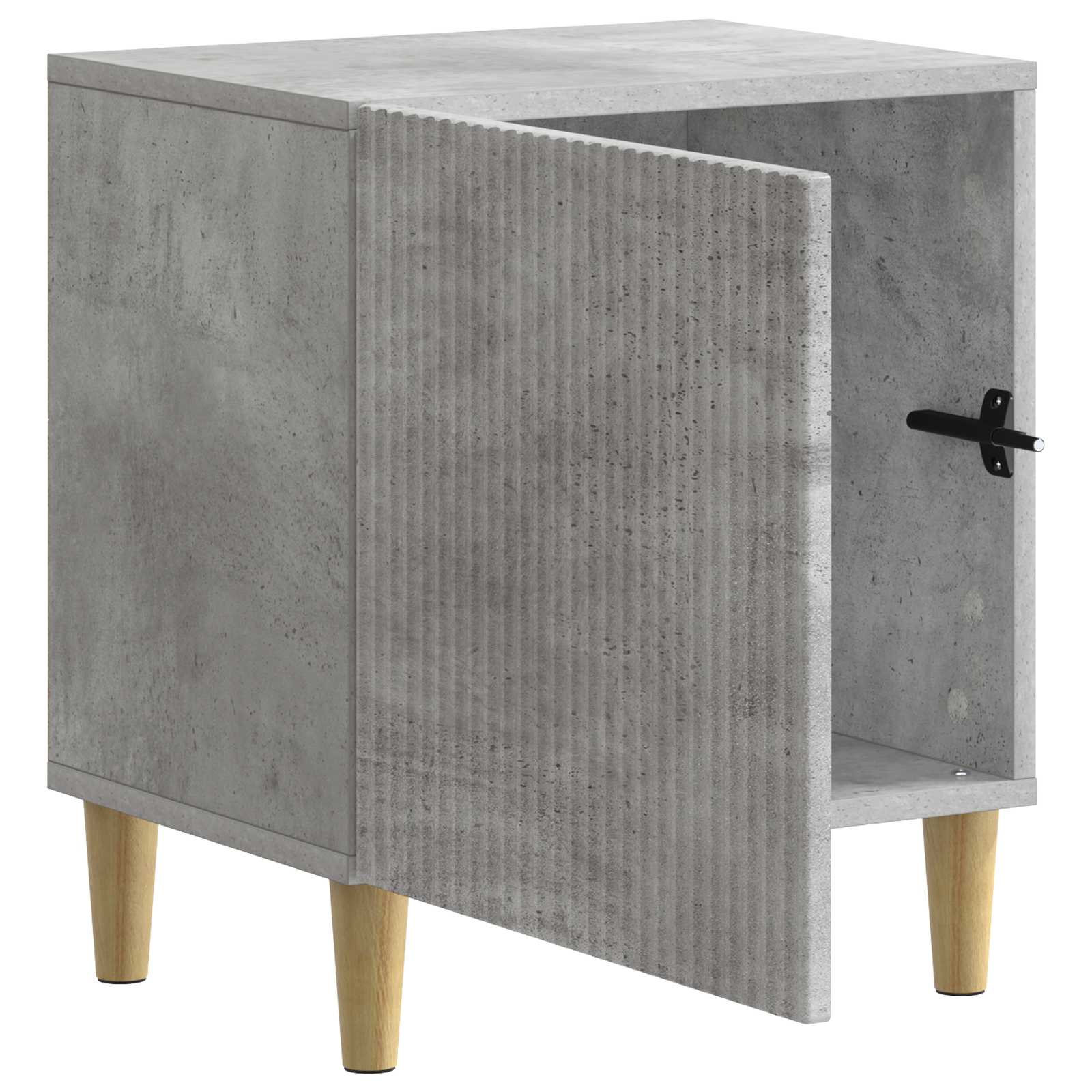 Noćni ormar Betonska siva 43 x 34,5 x 50 cm Konstruirano drvo