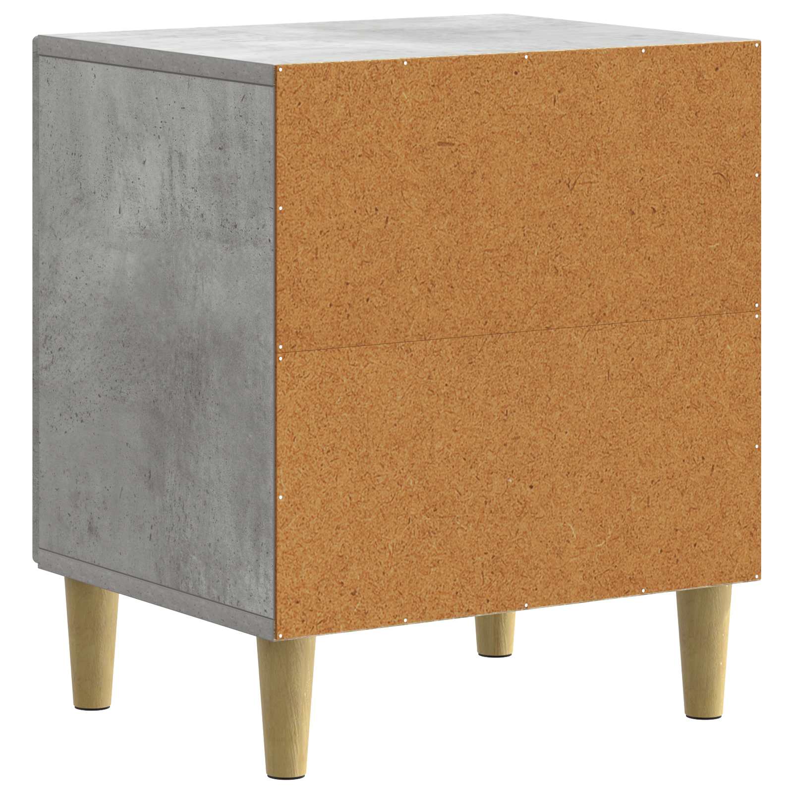 Noćni ormar Betonska siva 43 x 34,5 x 50 cm Konstruirano drvo