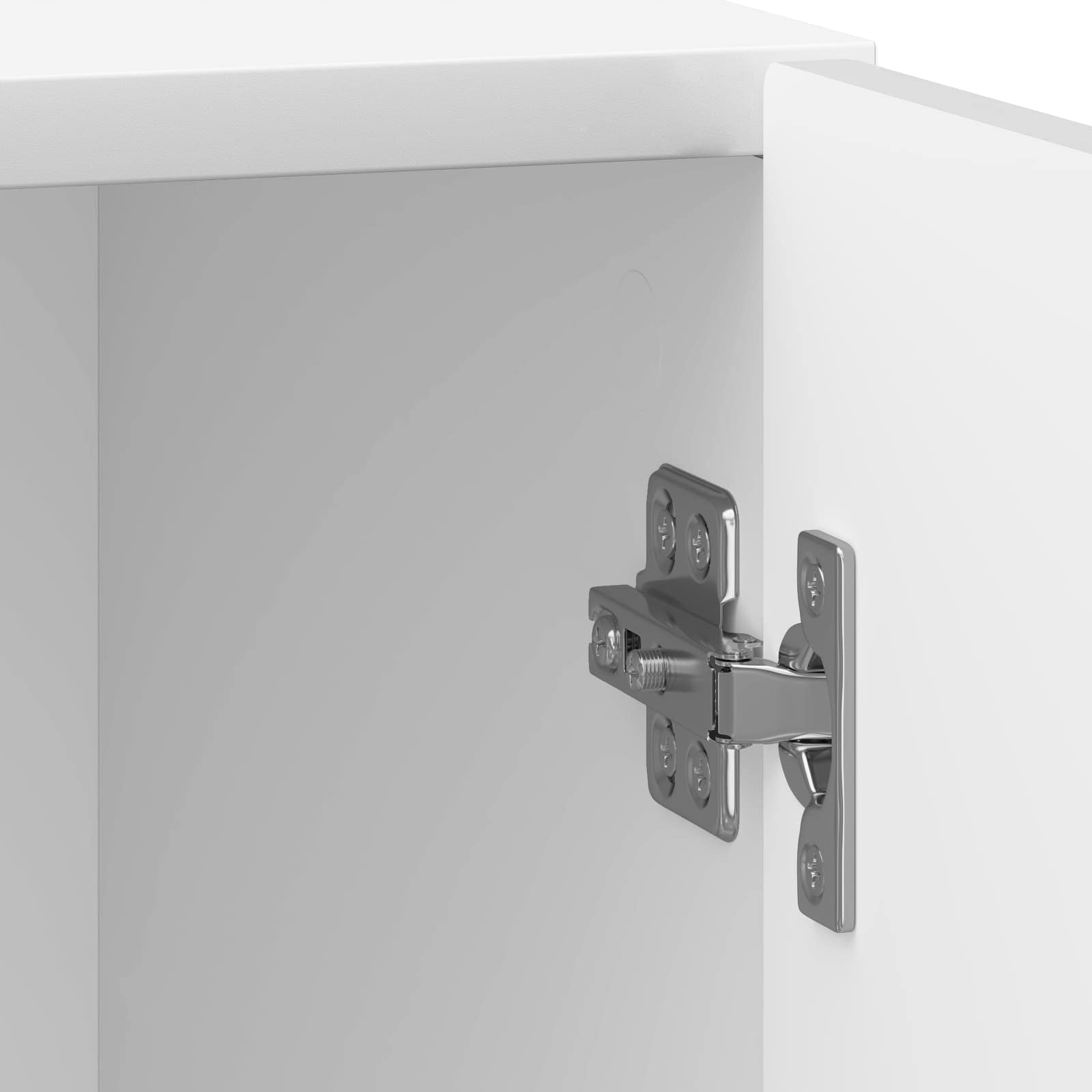 Noćni ormar 2 pcs Bijela visokog sjaja 43 x 34,5 x 50 cm