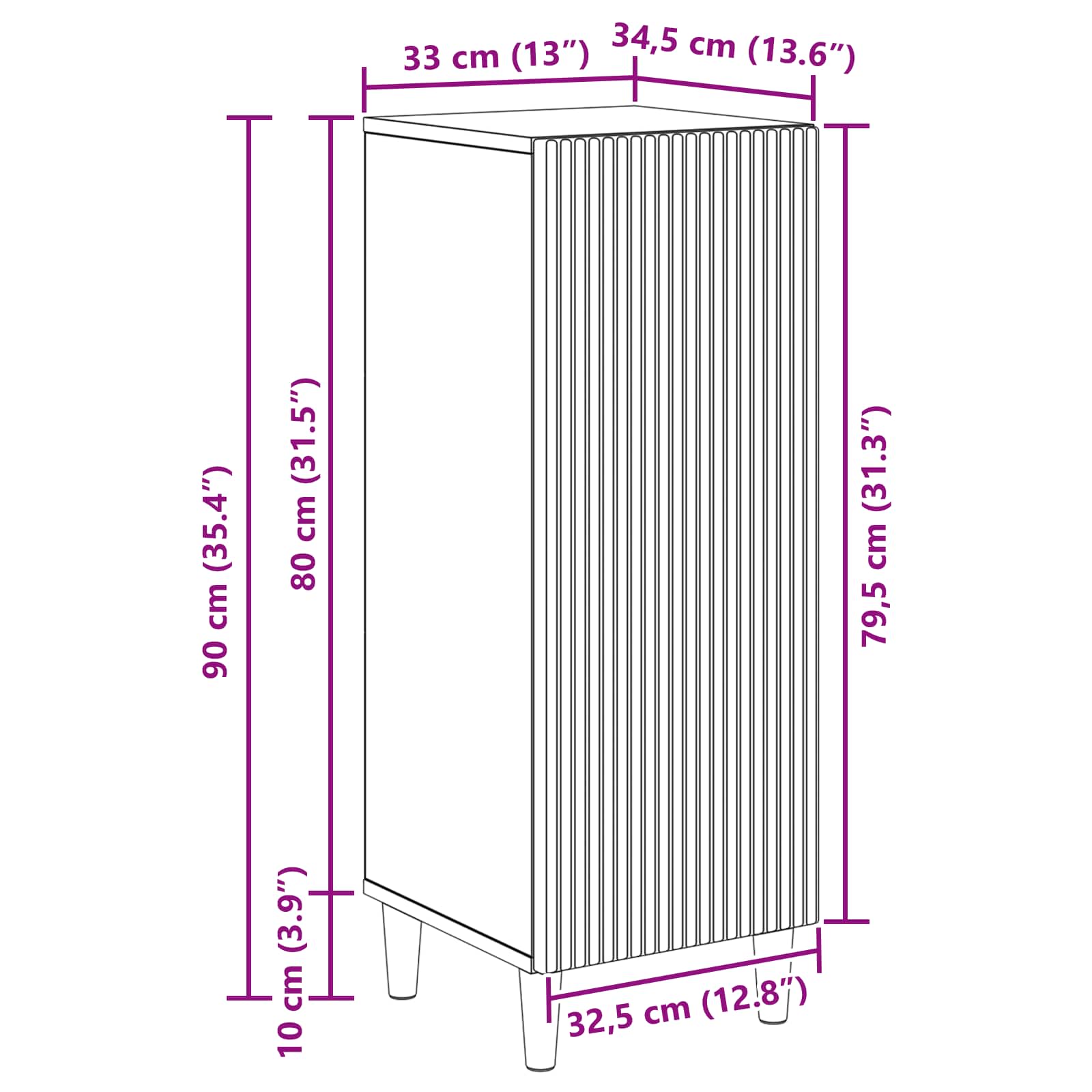Kreveta Siva sonoma 33 x 34,5 x 90 cm Konstruirano drvo