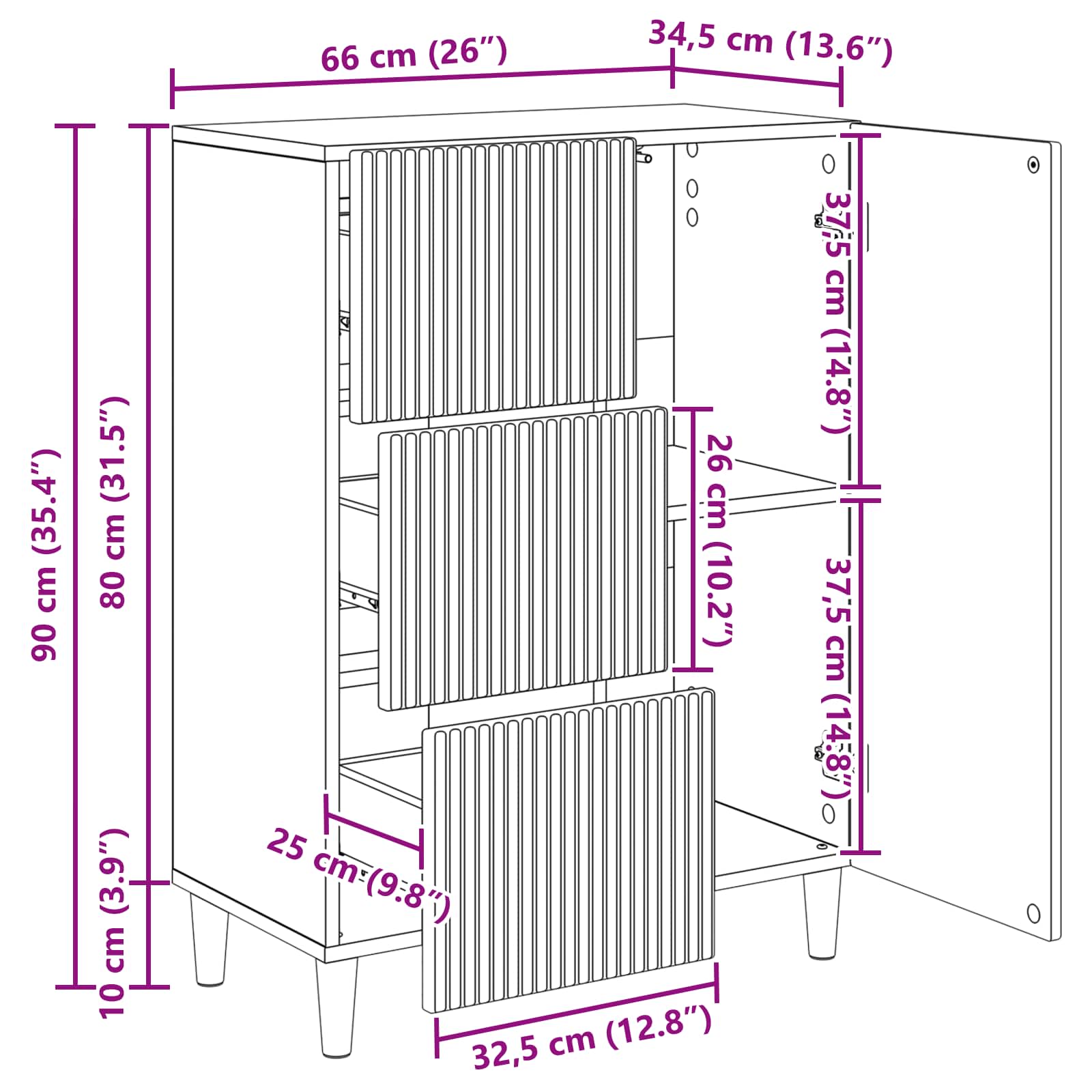 Kreveta Betonska siva 66 x 34,5 x 90 cm Konstruirano drvo