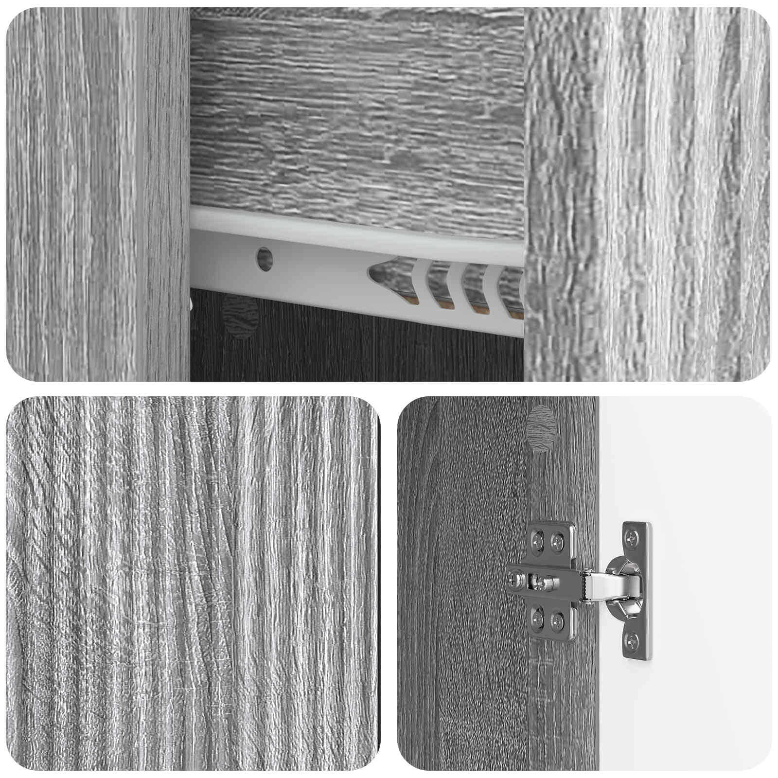 Kreveta Siva sonoma 66 x 34,5 x 90 cm Konstruirano drvo