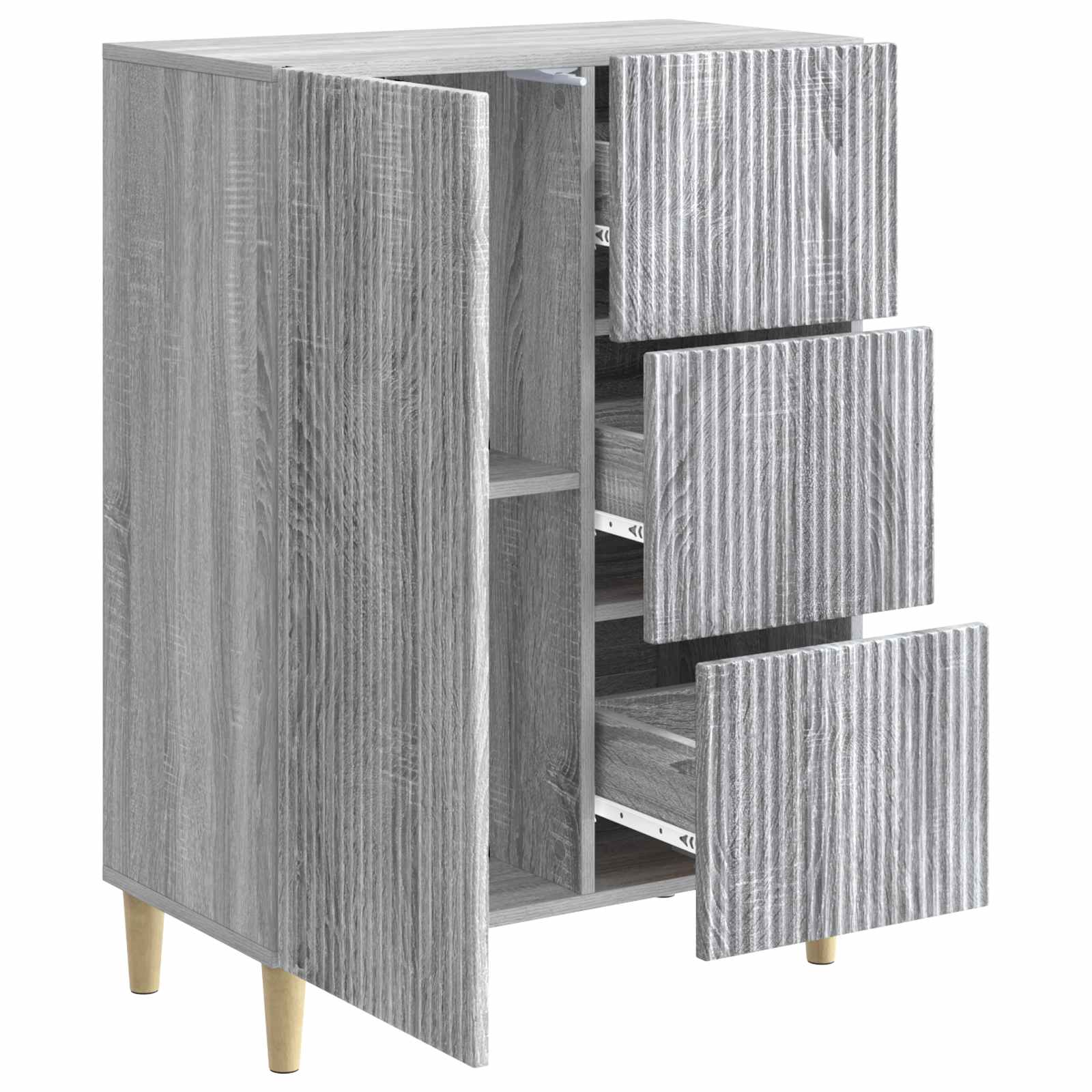 Kreveta Siva sonoma 66 x 34,5 x 90 cm Konstruirano drvo