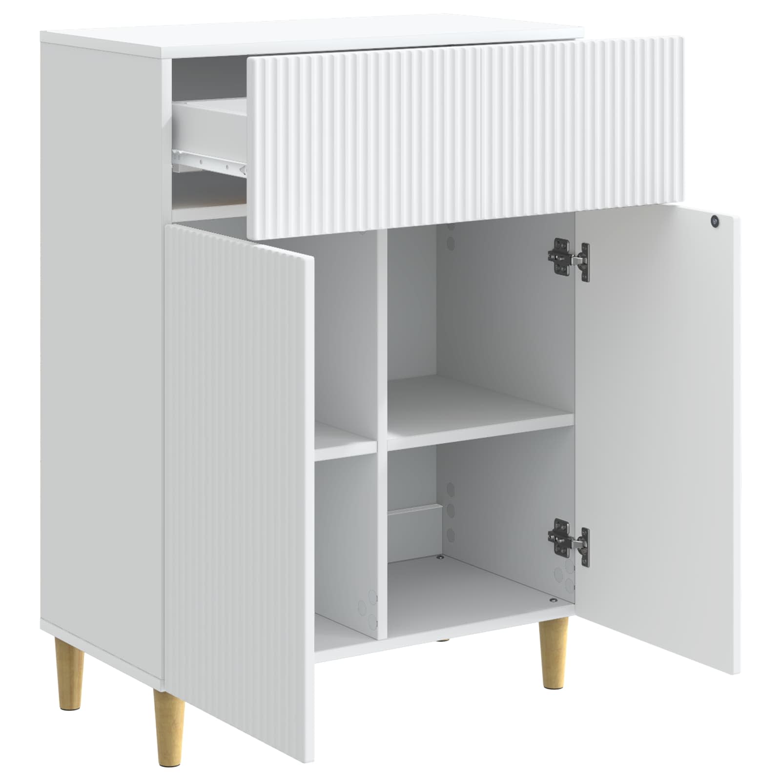 Kreveta s ladicama Bijela 66 x 34,5 x 90 cm Konstruirano drvo