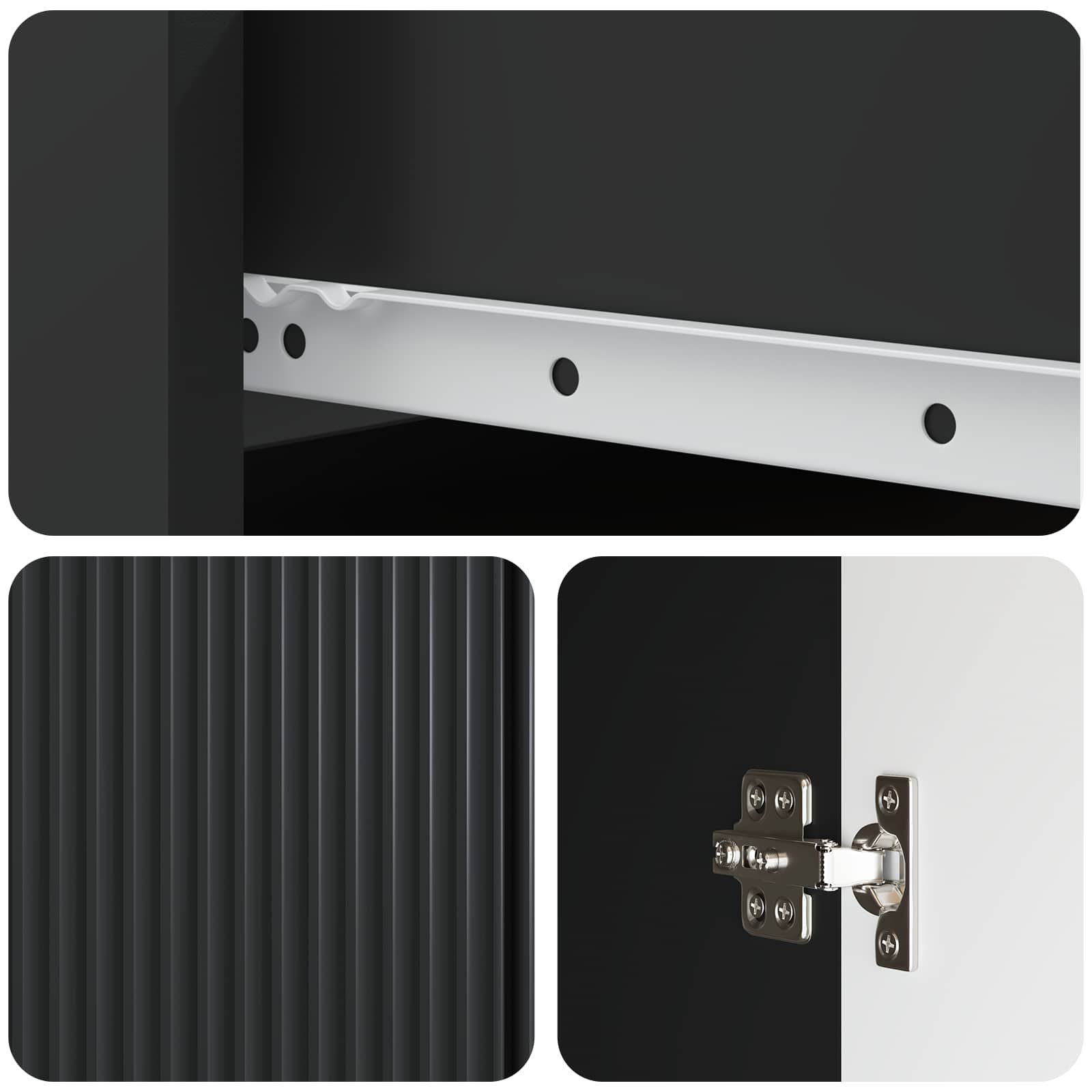 Kreveta s ladicama Crna 66 x 34,5 x 90 cm Konstruirano drvo