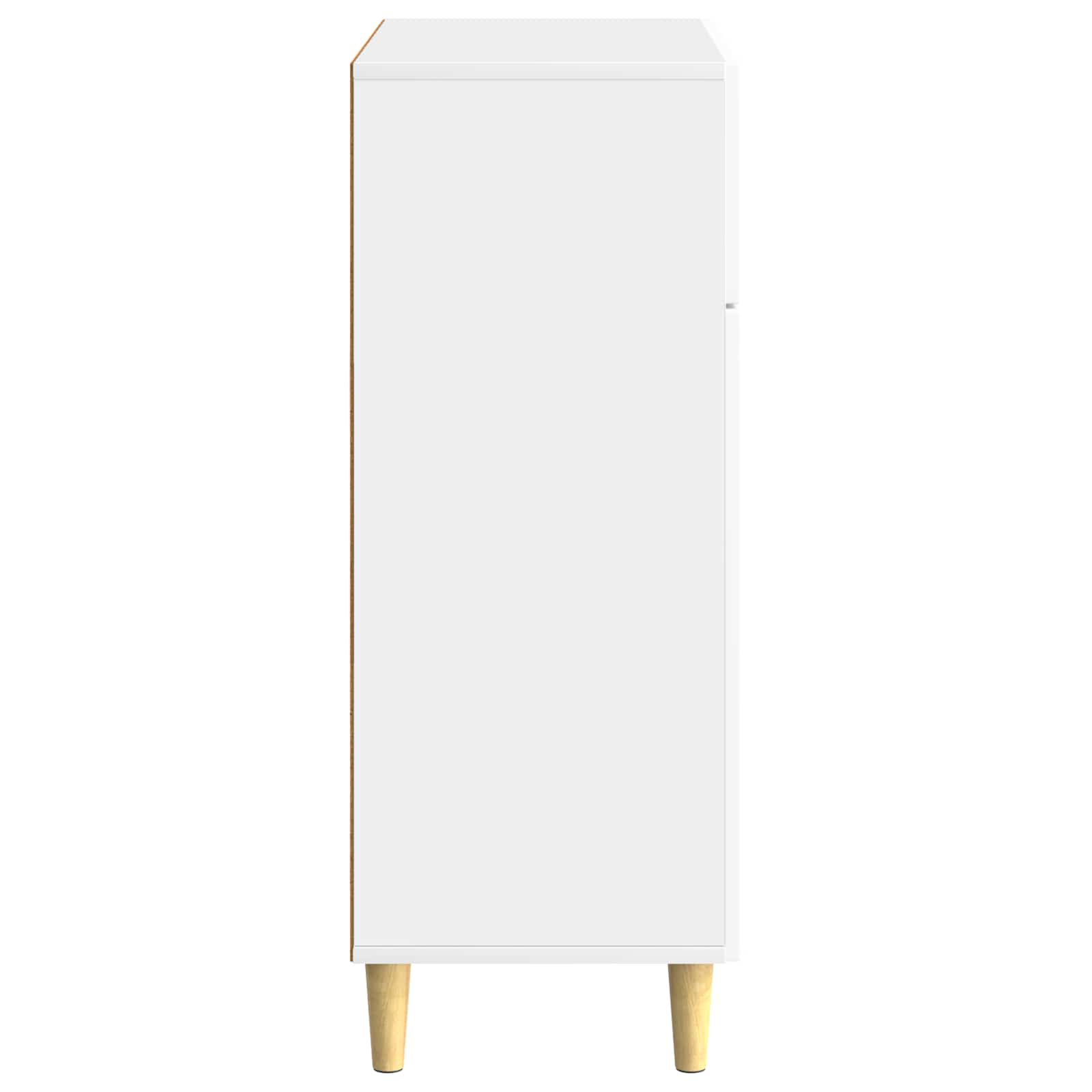 Kreveta s ladicama Bijela visokog sjaja 66 x 34,5 x 90 cm