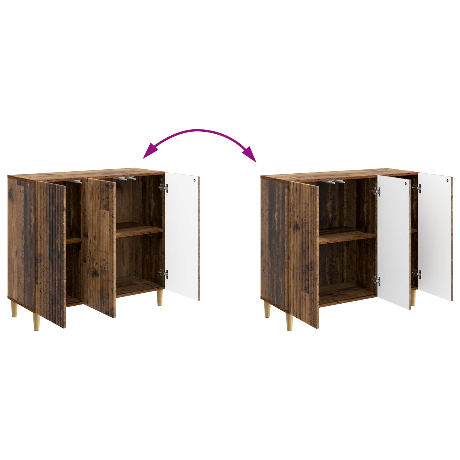 Kreveta Staro drvo 89 x 34,5 x 80 cm Konstruirano drvo