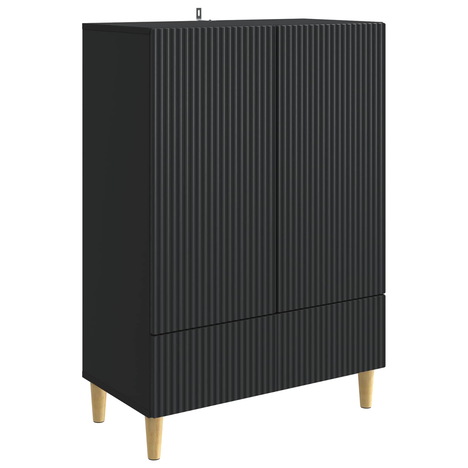 Kreveta s ladicama Crna 66 x 34,5 x 95 cm Konstruirano drvo