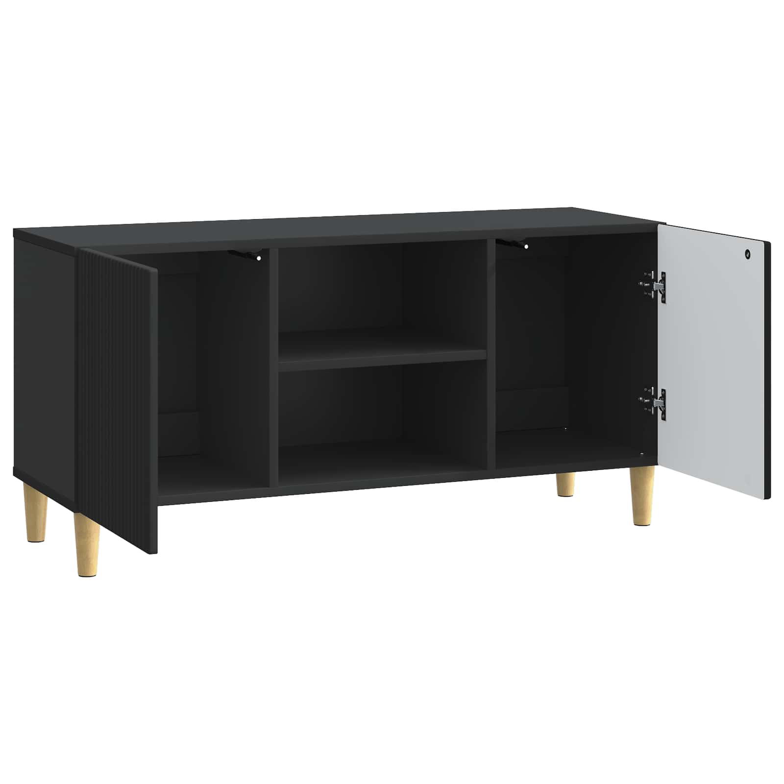 TV ormar Crna 102 x 34,5 x 50 cm Konstruirano drvo