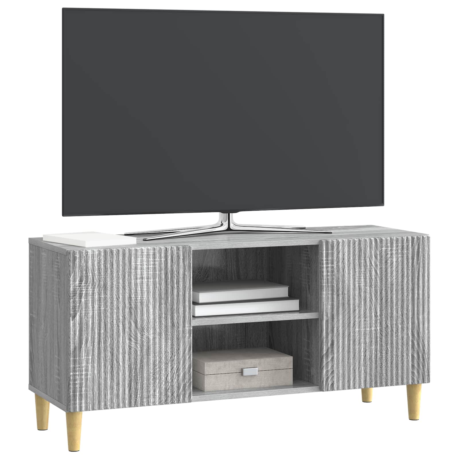 TV ormar Siva sonoma 102 x 34,5 x 50 cm Konstruirano drvo