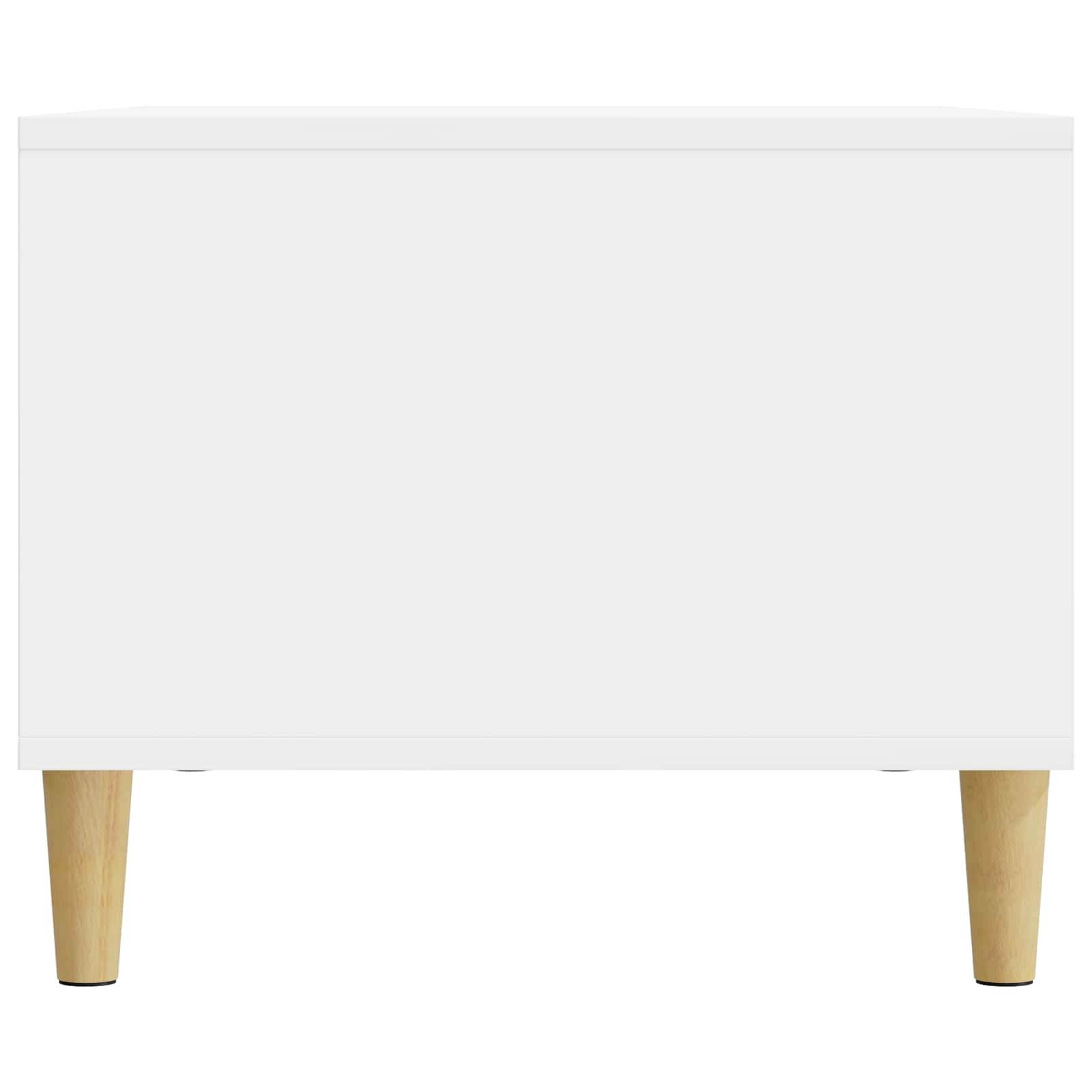 Kava Stol Bijela visokog sjaja 90 x 50 x 40 cm
