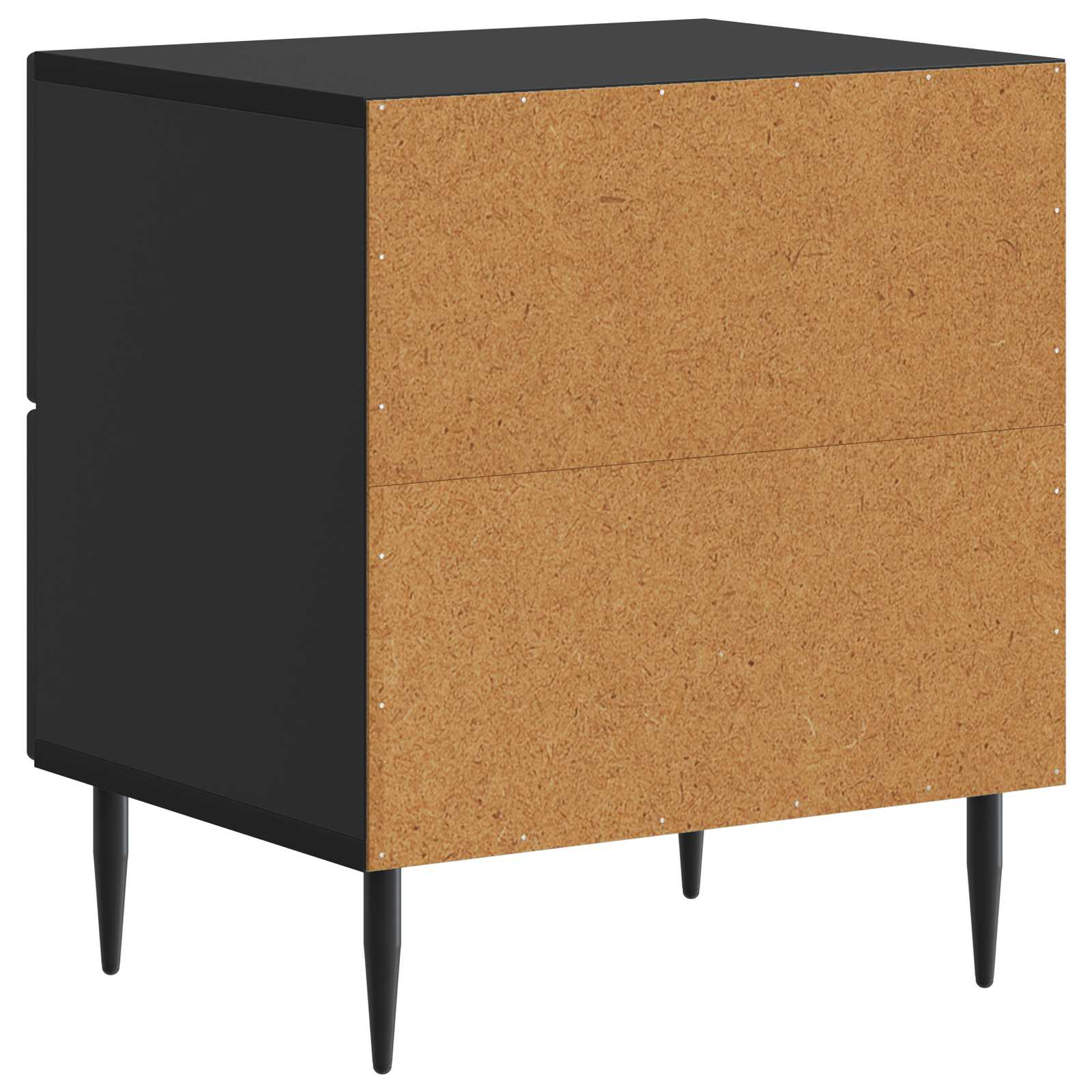 Noćni ormar Crna 43 x 34,5 x 47,5 cm Konstruirano drvo