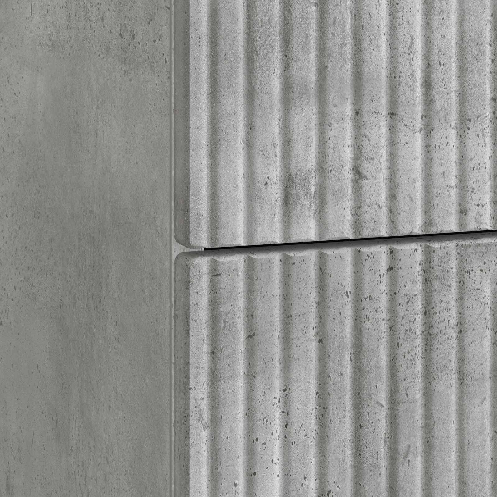 Noćni ormar Betonska siva 43 x 34,5 x 47,5 cm Konstruirano drvo