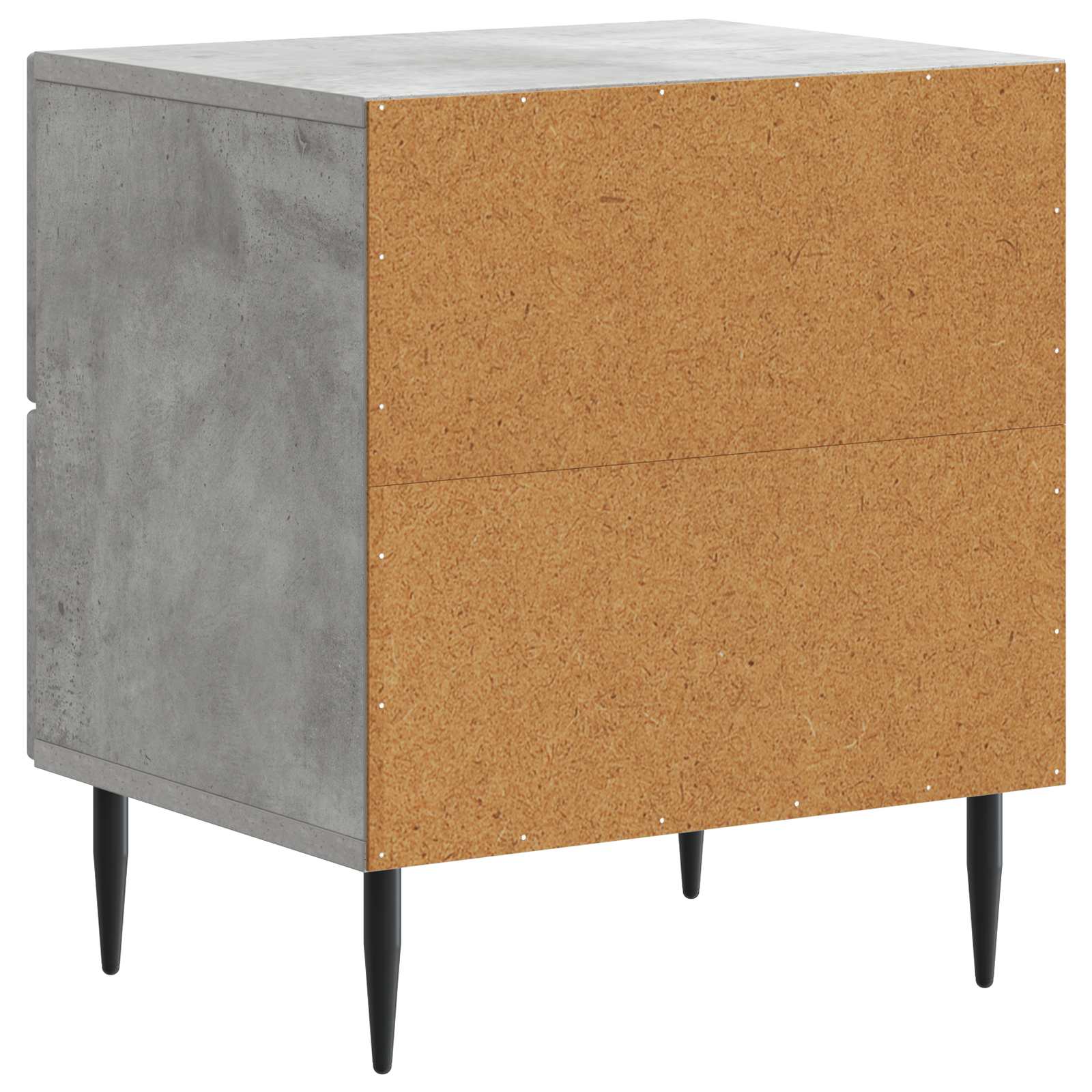Noćni ormar Betonska siva 43 x 34,5 x 47,5 cm Konstruirano drvo