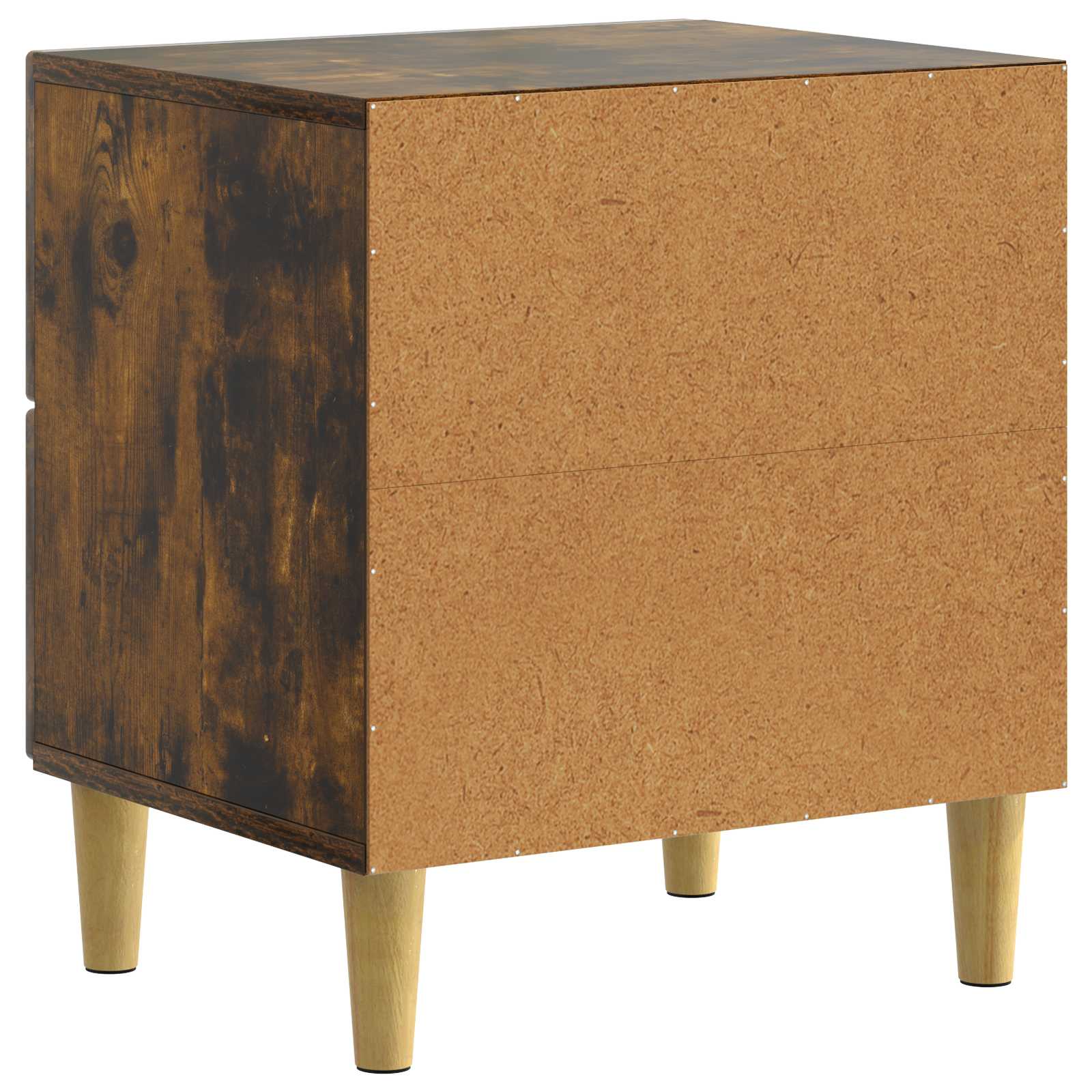 Noćni ormar s ladicama Dimljeni hrast 62 x 34,5 x 47,5 cm