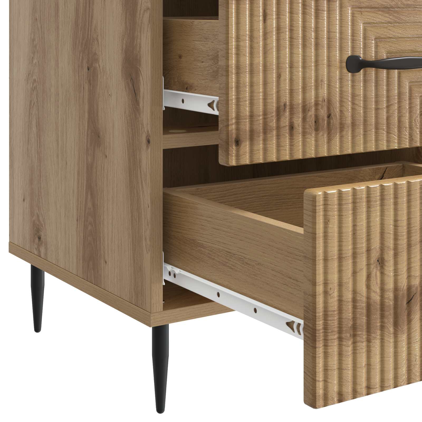 Noćni ormar Hrast artisan 43 x 41 x 66,5 cm Konstruirano drvo