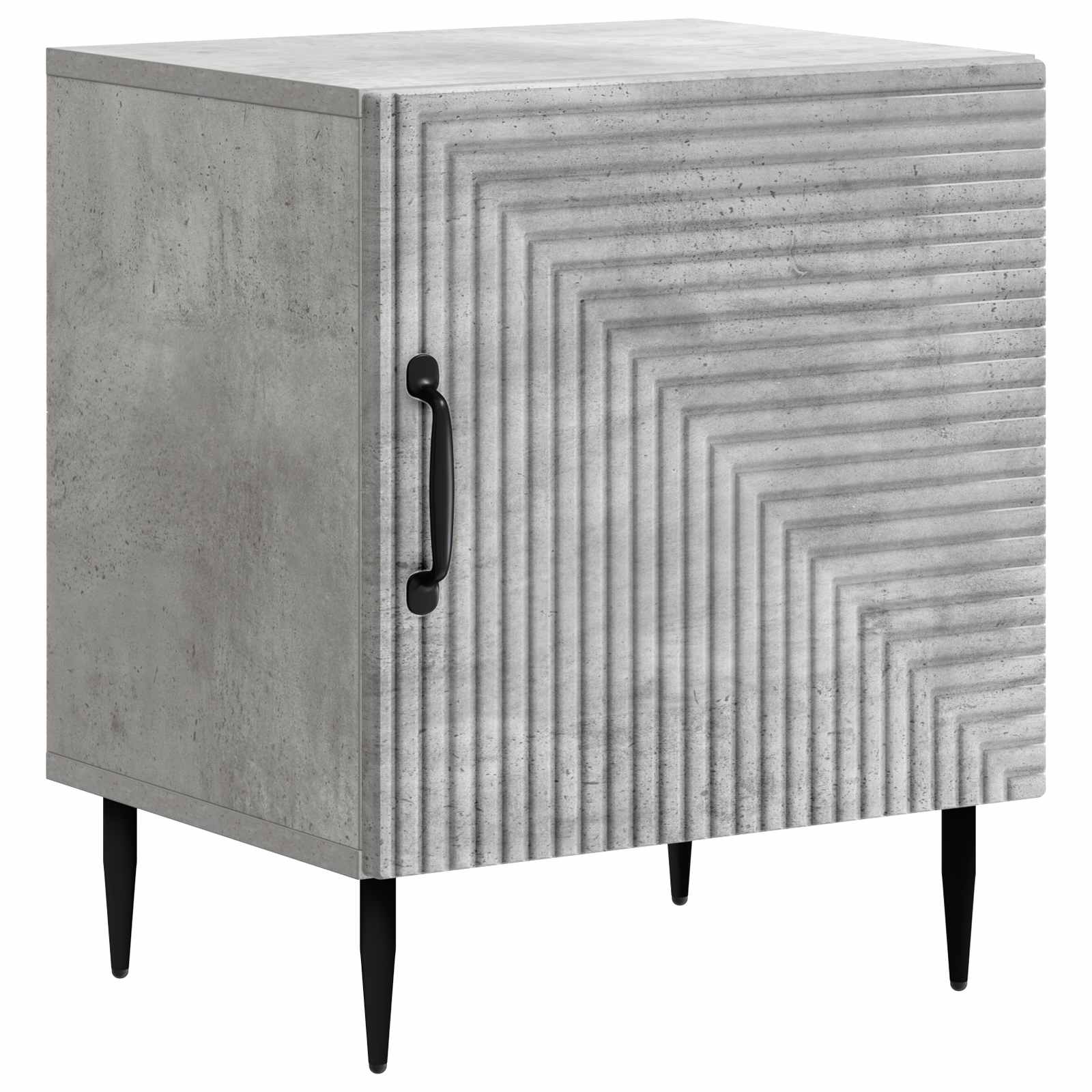 Noćni ormar 2 pcs Betonska siva 43 x 34,5 x 50 cm