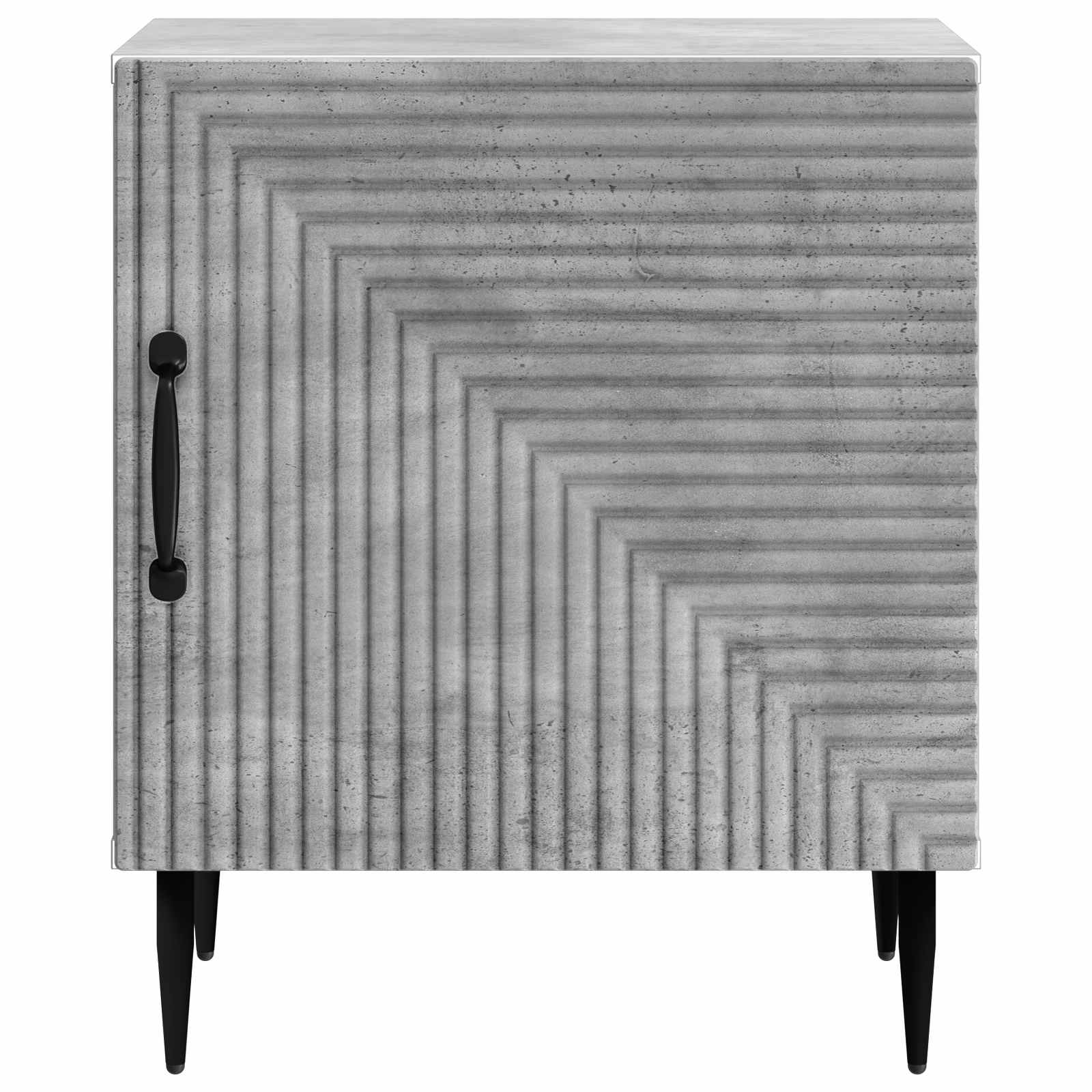 Noćni ormar 2 pcs Betonska siva 43 x 34,5 x 50 cm