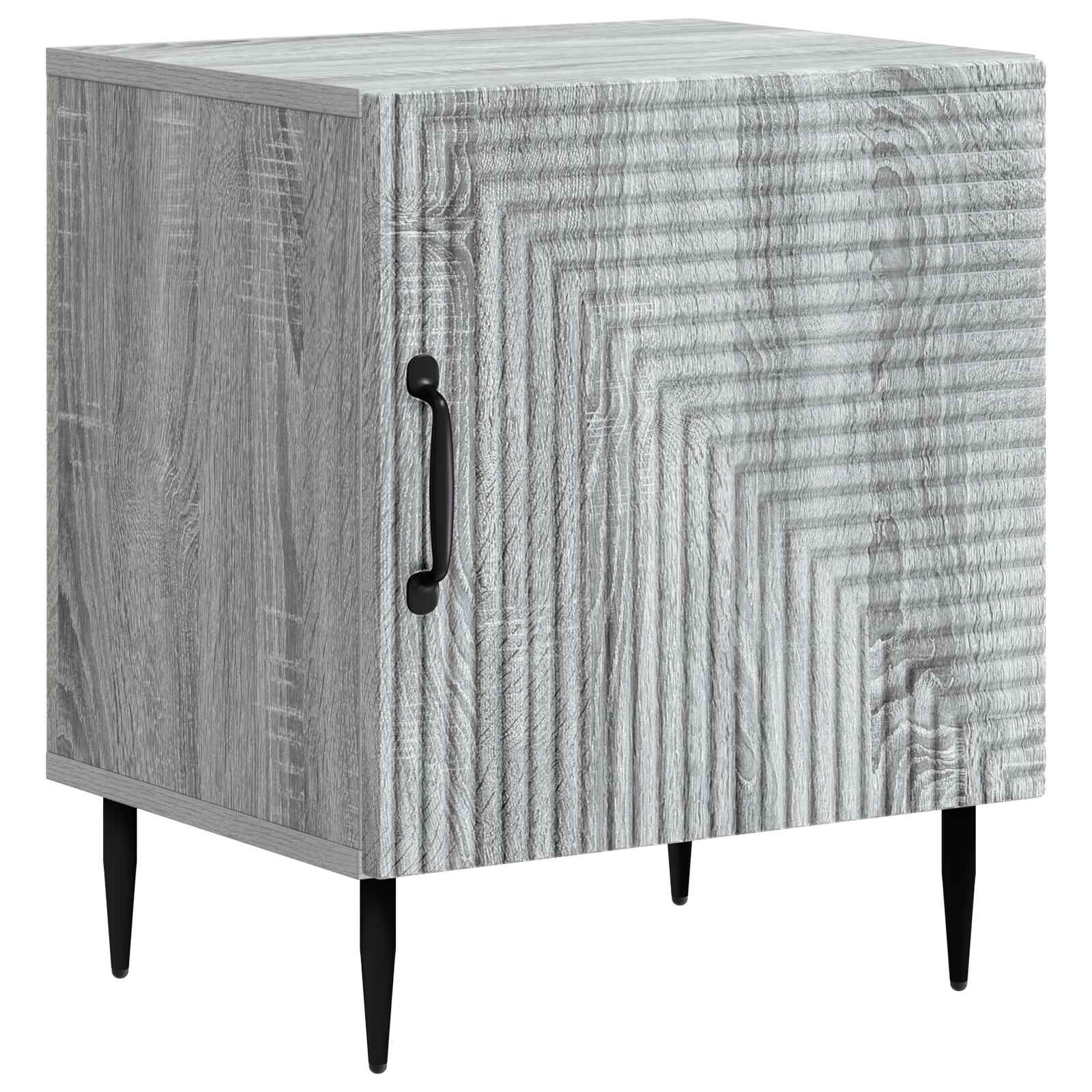Noćni ormar Siva sonoma 43 x 34,5 x 50 cm Konstruirano drvo