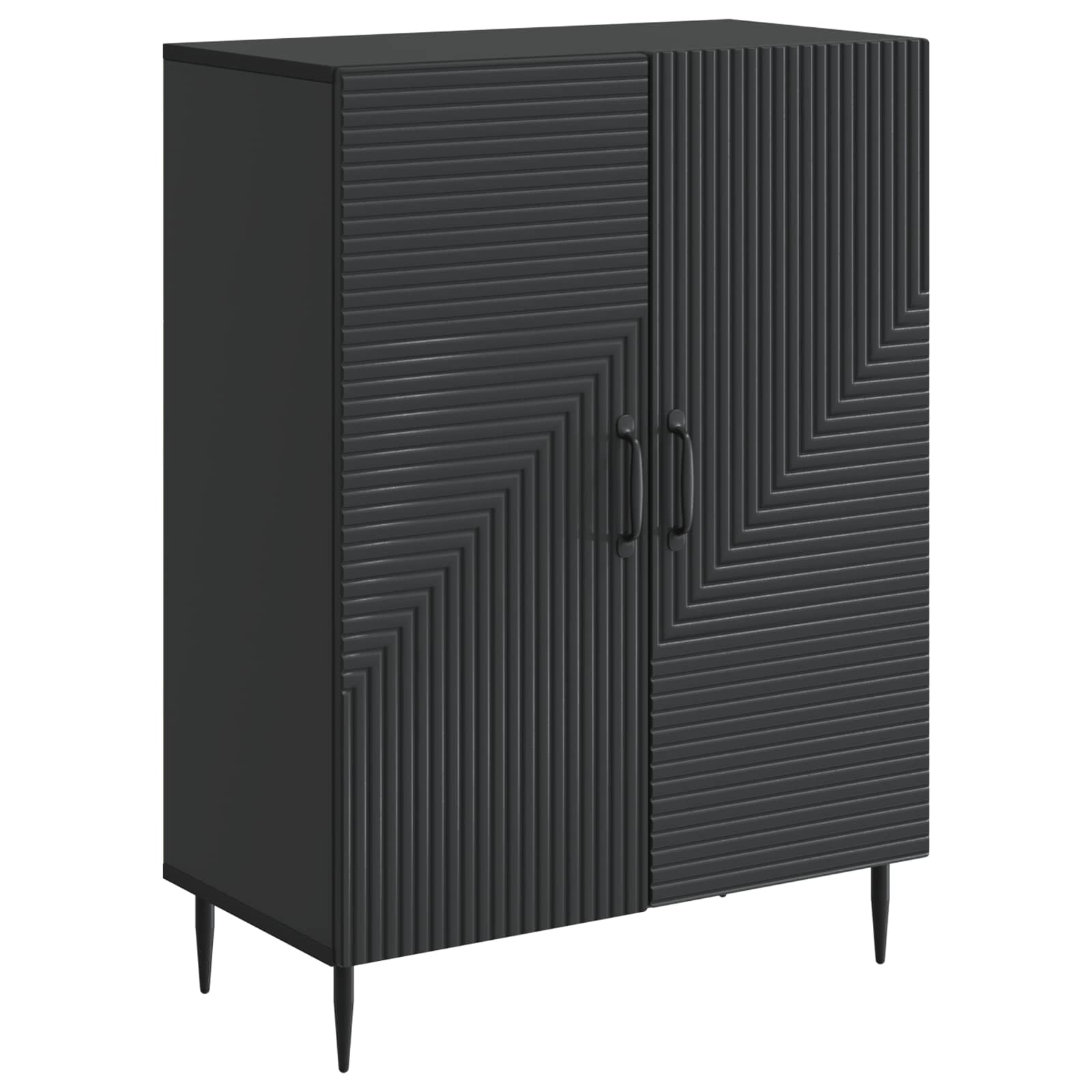 Kreveta Crna 66 x 34,5 x 89,5 cm Konstruirano drvo