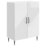 Kreveta Bijela visokog sjaja 66 x 34,5 x 89,5 cm