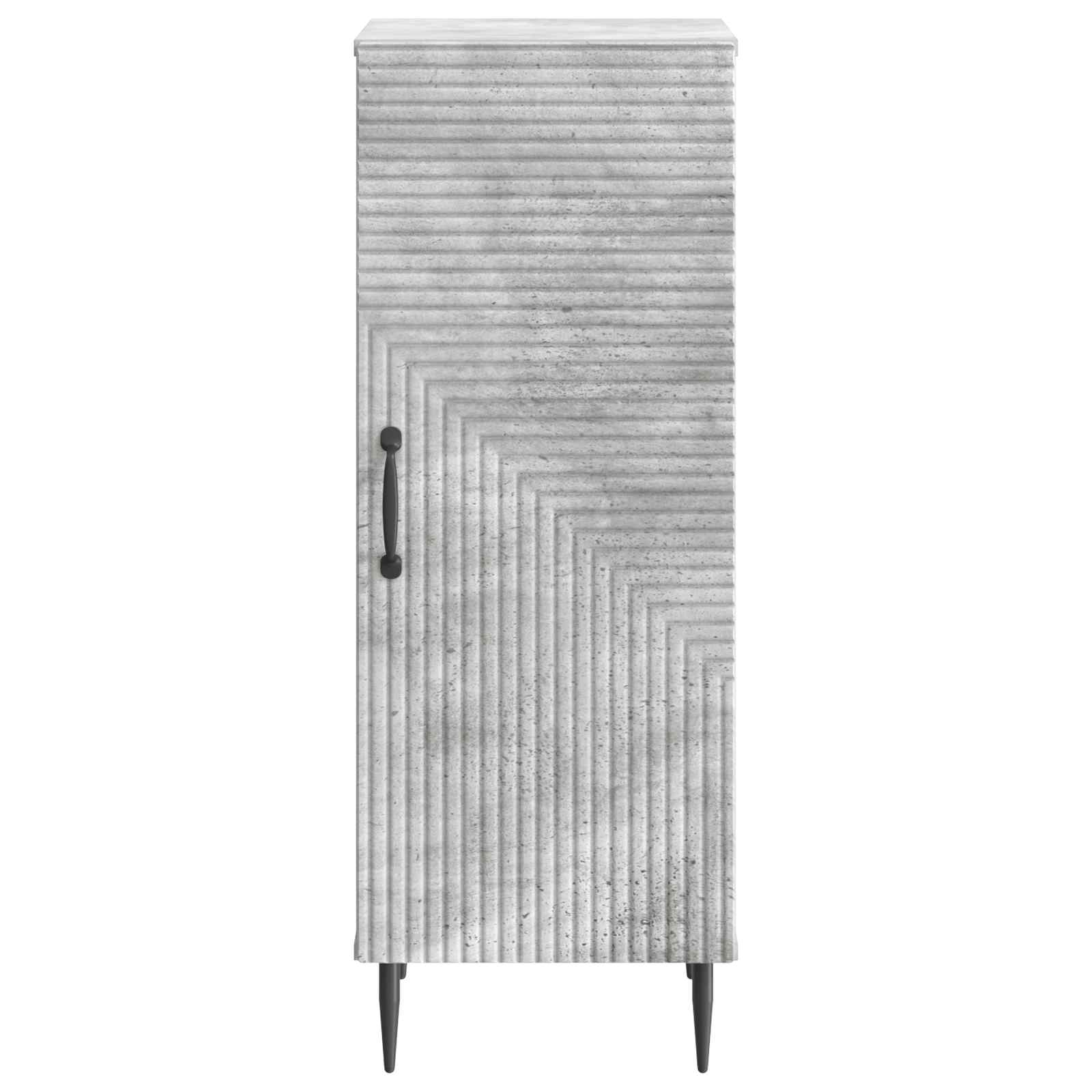Kreveta Betonska siva 33 x 34,5 x 89,5 cm Konstruirano drvo