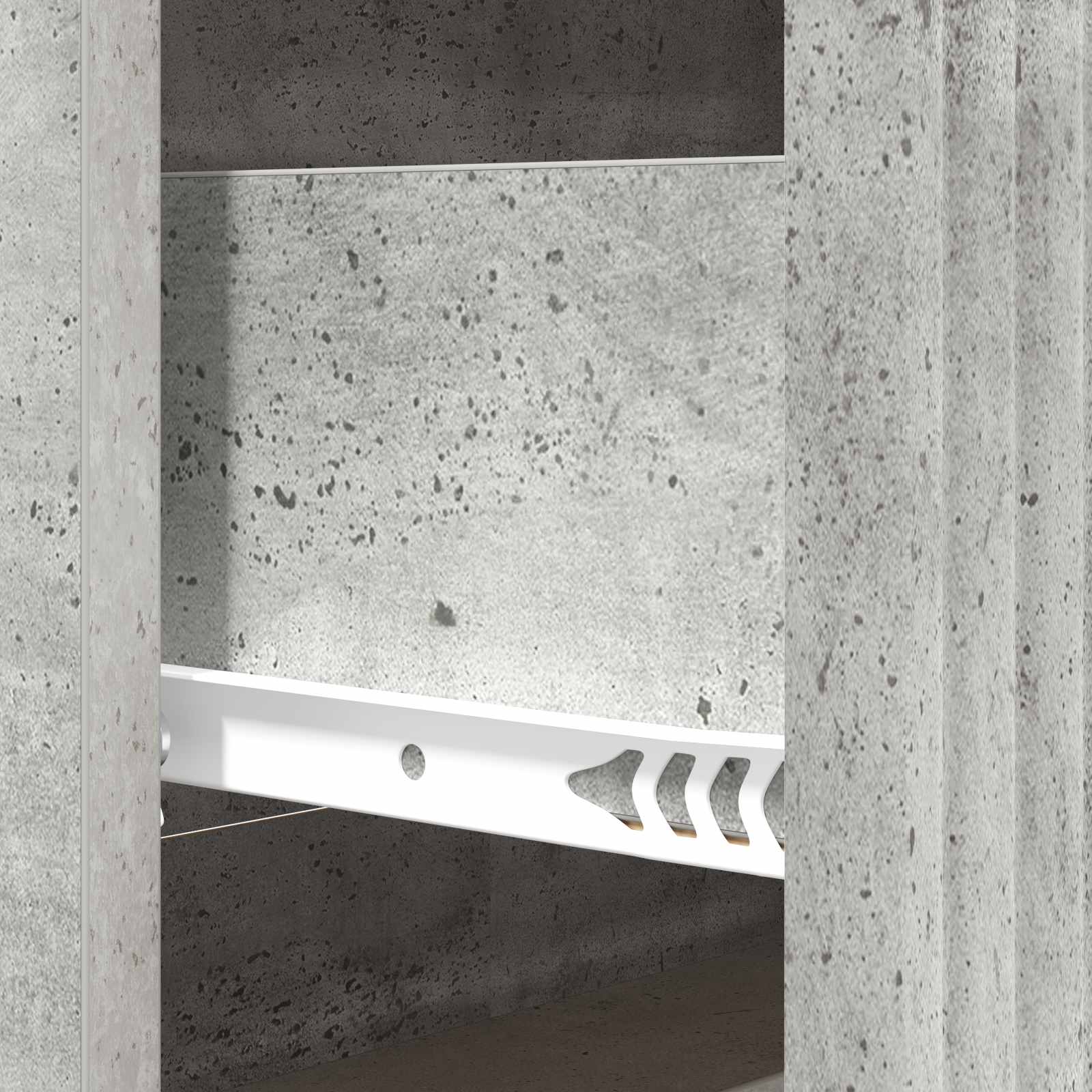 Ormar s ladicama Betonska siva 66 x 34,5 x 89,5 cm