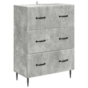 Ormar s ladicama Betonska siva 66 x 34,5 x 89,5 cm