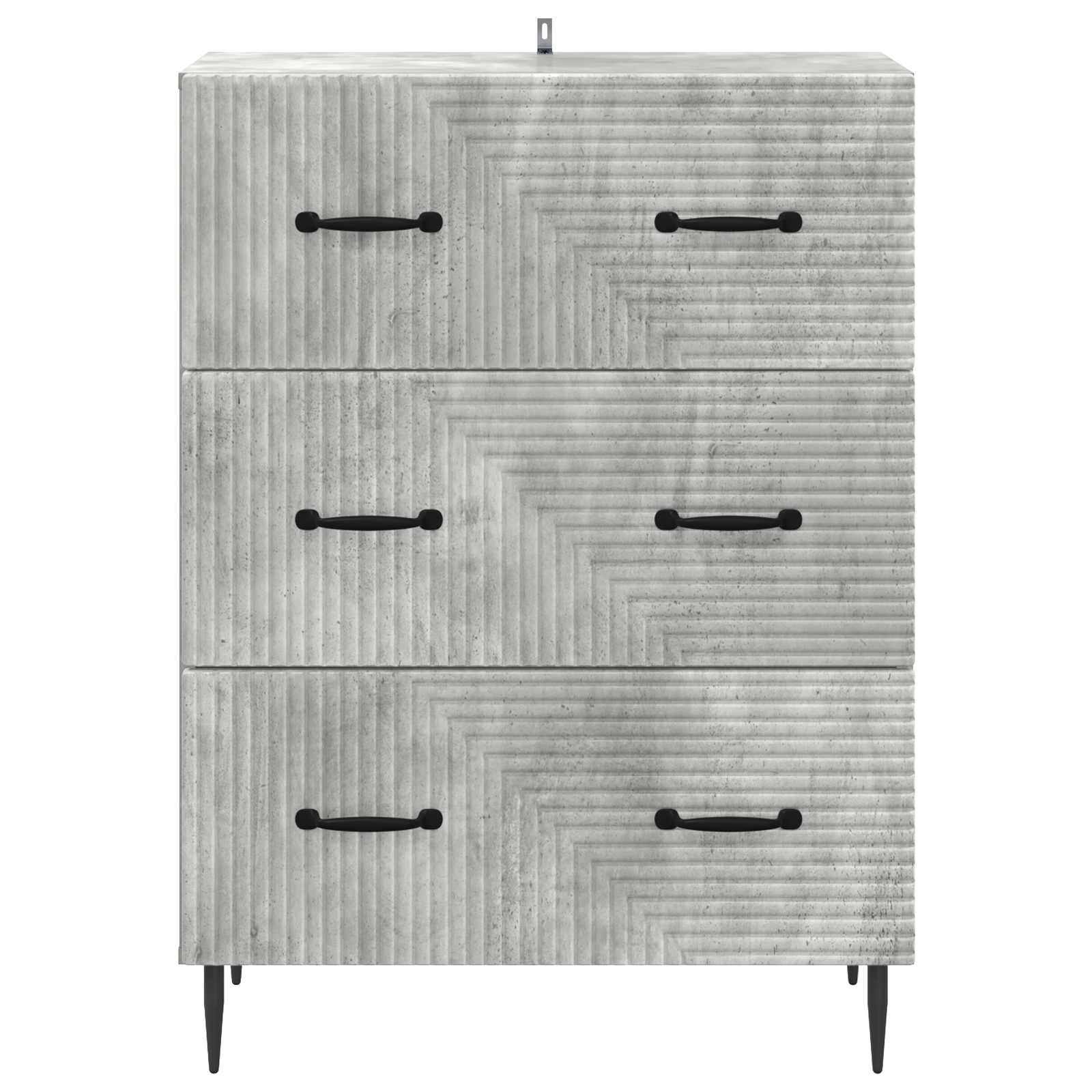 Ormar s ladicama Betonska siva 66 x 34,5 x 89,5 cm