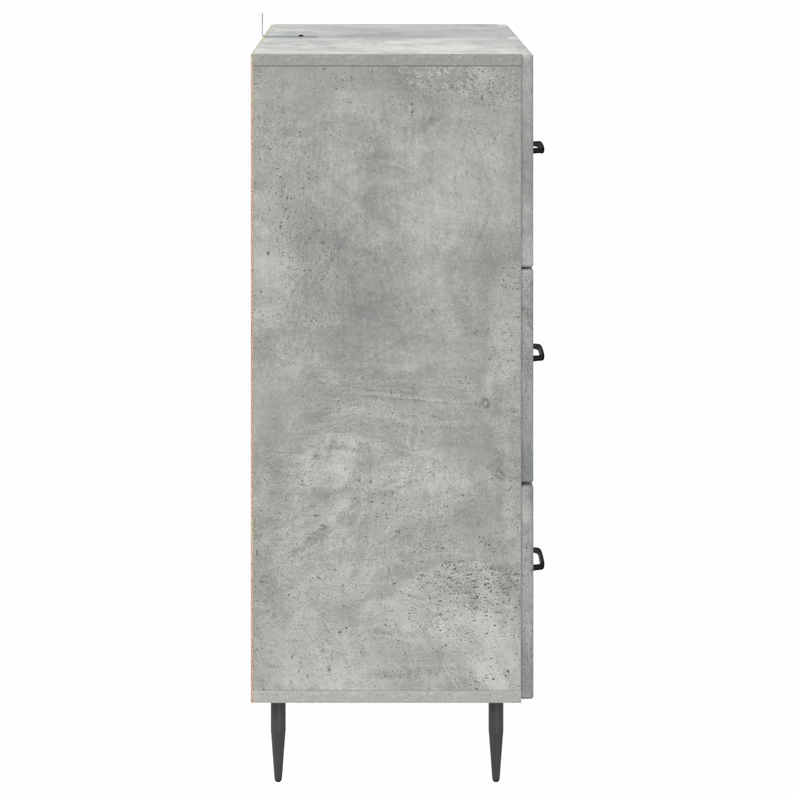 Ormar s ladicama Betonska siva 66 x 34,5 x 89,5 cm