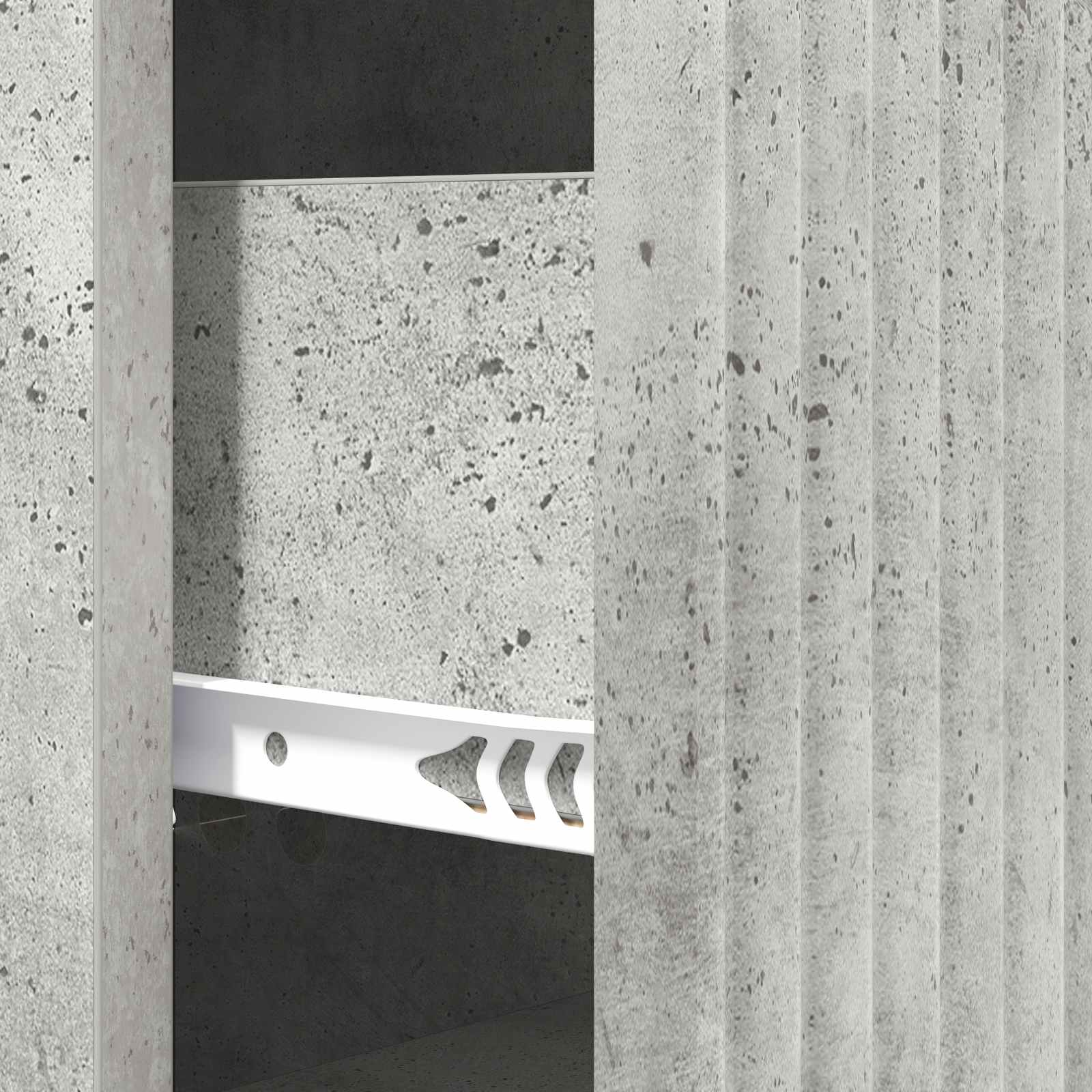 Ormar s ladicama Betonska siva 33 x 34,5 x 89,5 cm