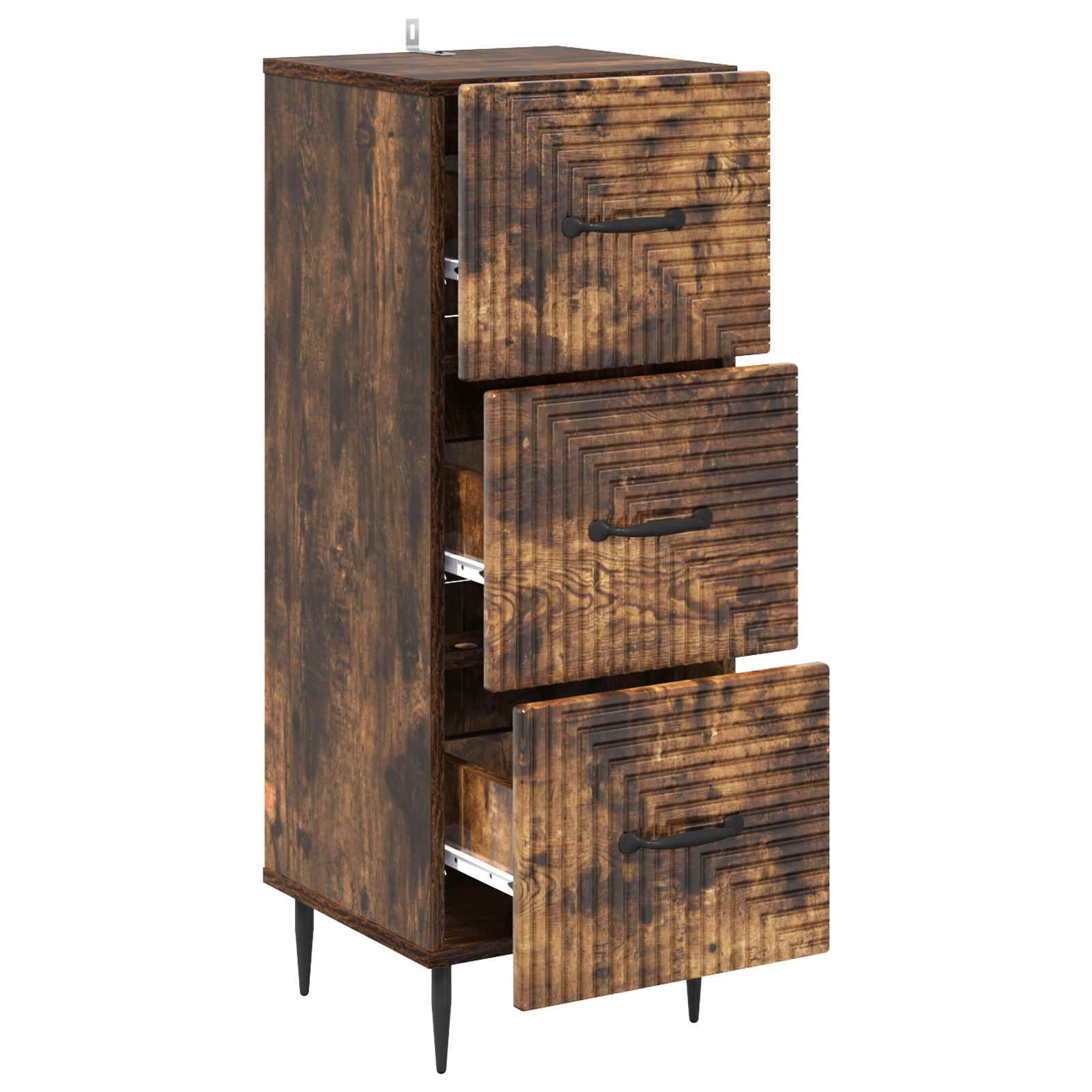 Ormar s ladicama Dimljeni hrast 33 x 34,5 x 89,5 cm