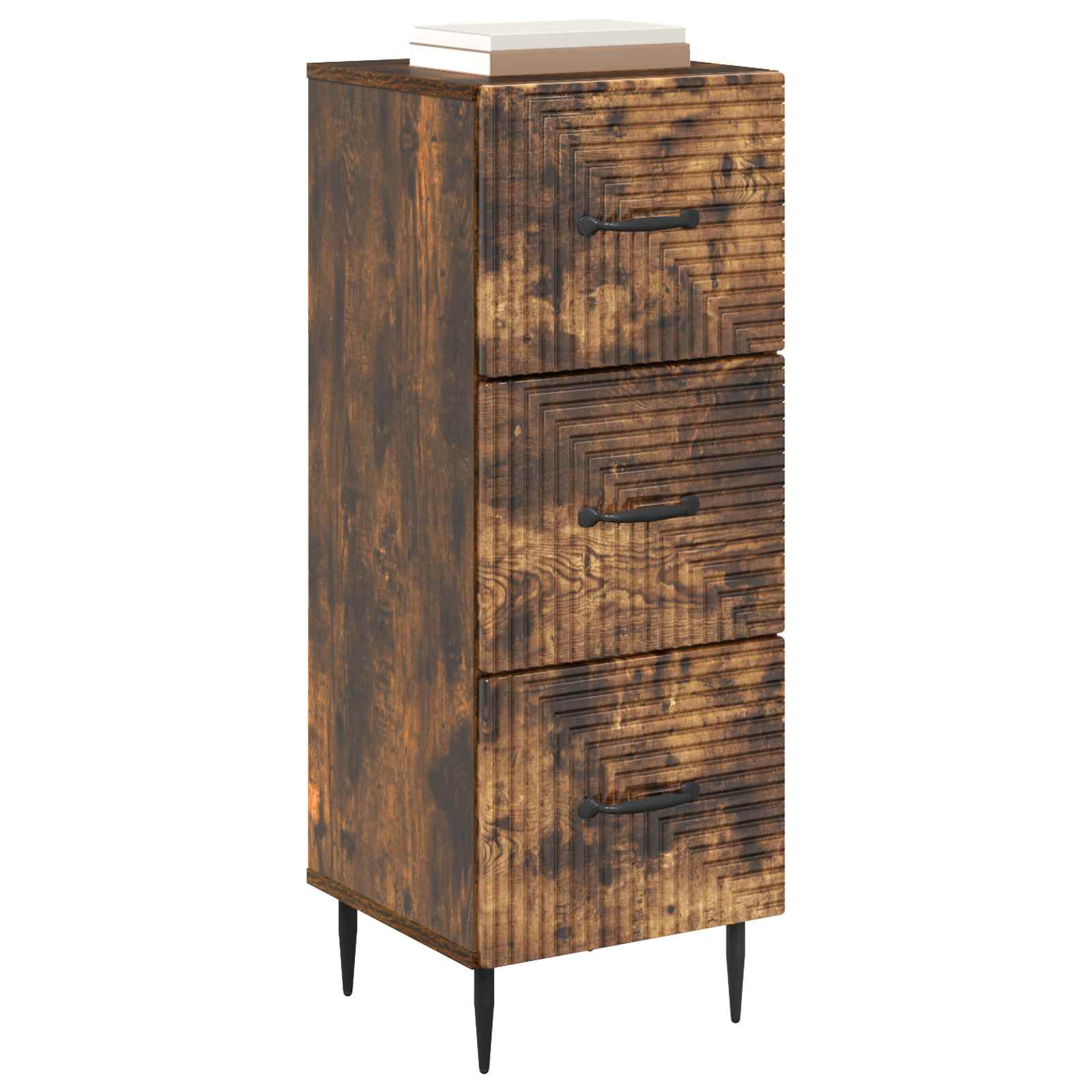 Ormar s ladicama Dimljeni hrast 33 x 34,5 x 89,5 cm