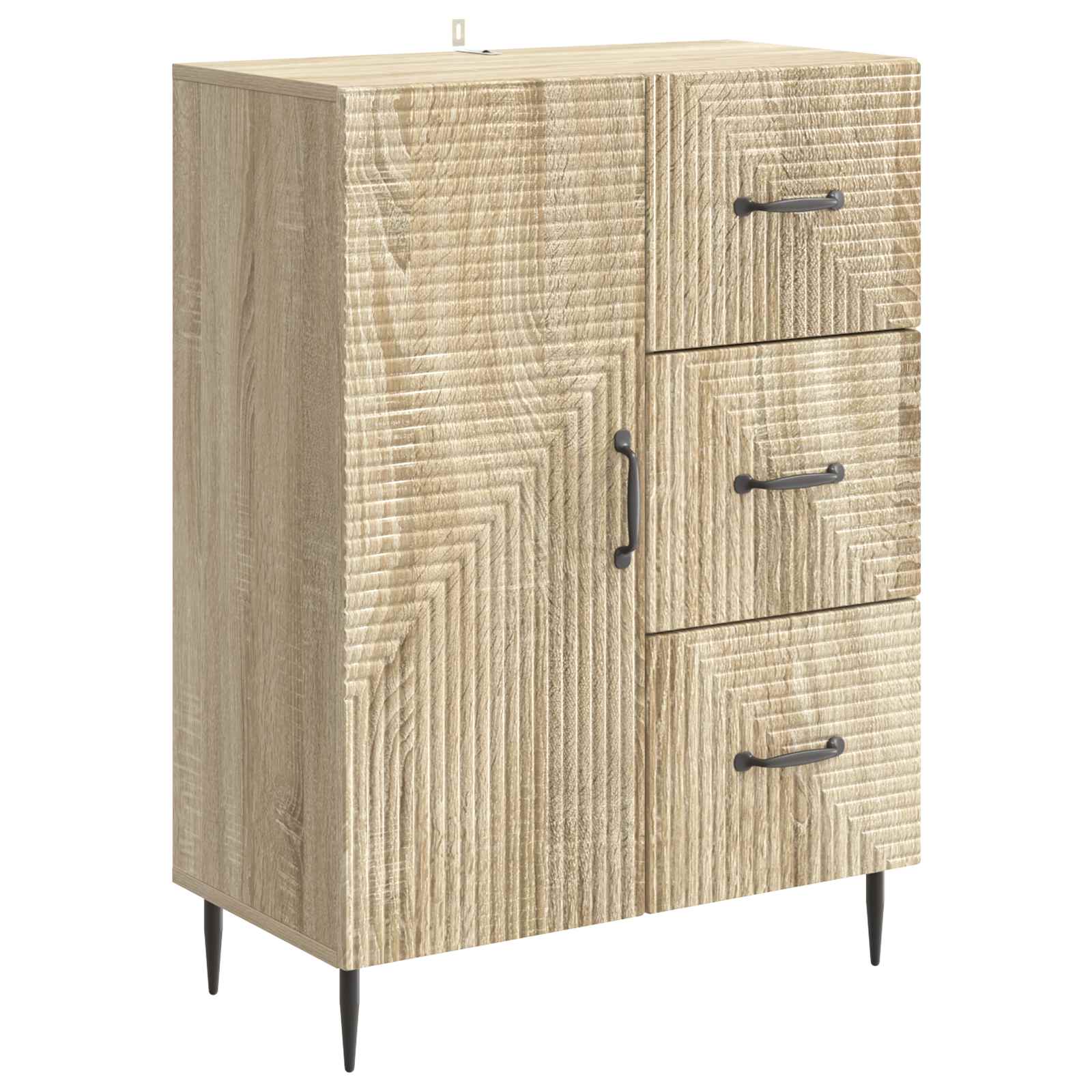 Kreveta Hrast sonoma 66 x 34,5 x 89,5 cm Konstruirano drvo
