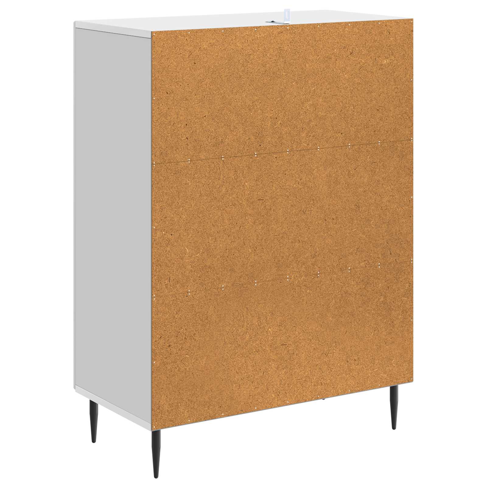 Kreveta s ladicama Bijela visokog sjaja 66 x 34,5 x 89,5 cm