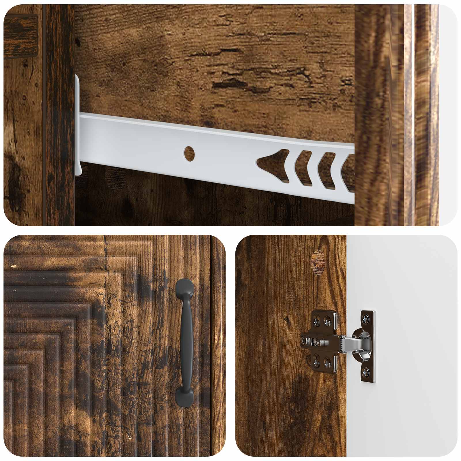 Kreveta Dimljeni hrast 66 x 34,5 x 89,5 cm Konstruirano drvo