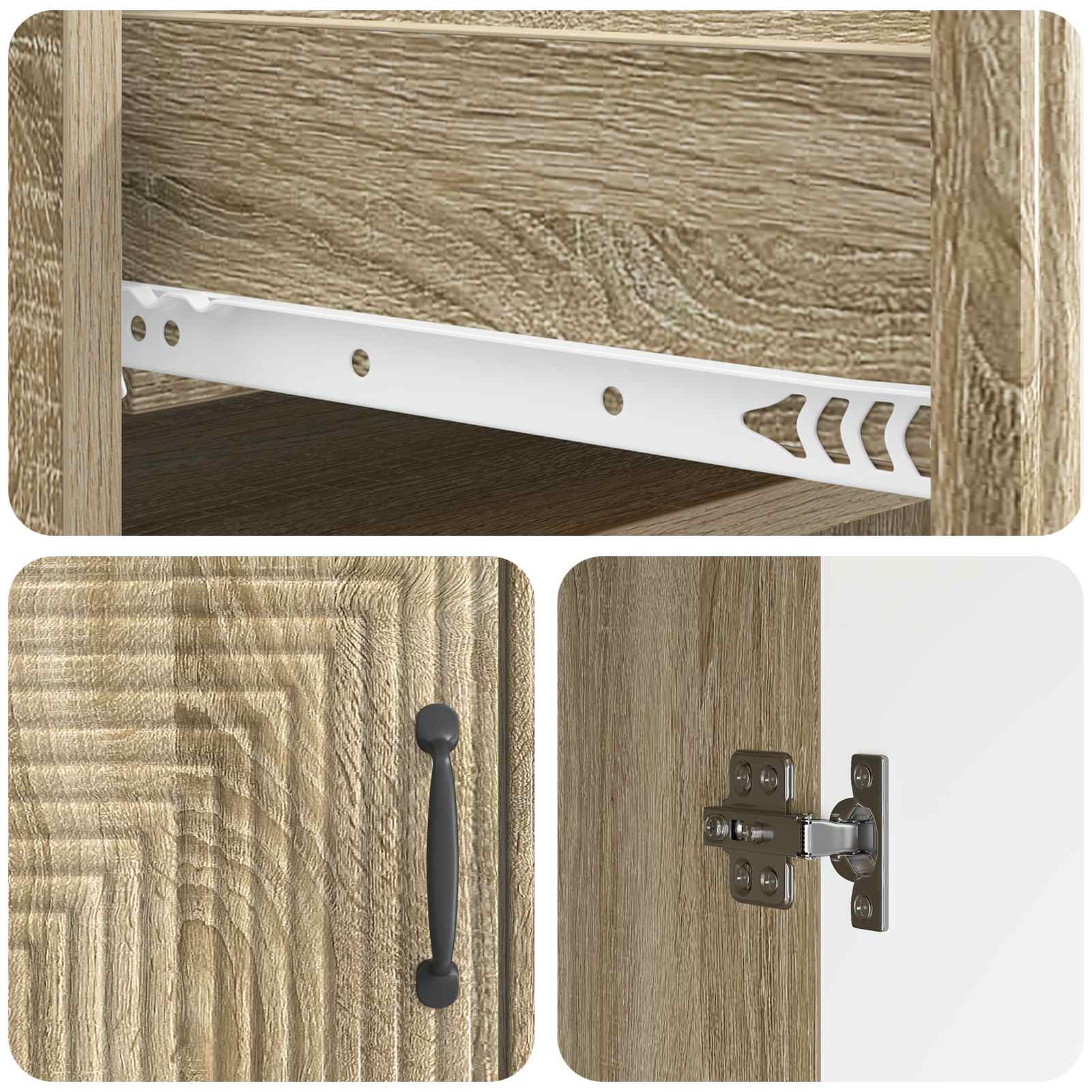 Kreveta Hrast sonoma 66 x 34,5 x 89,5 cm Konstruirano drvo