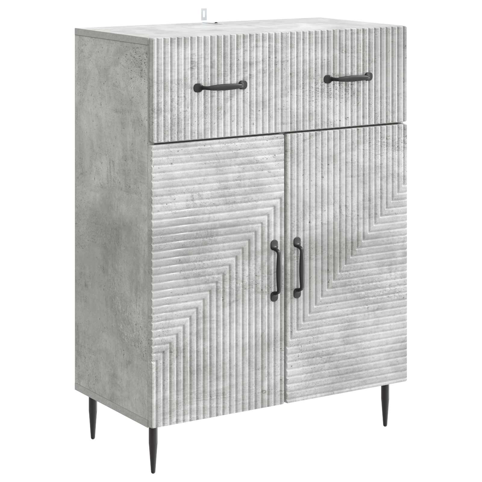 Kreveta Betonska siva 66 x 34,5 x 89,5 cm Konstruirano drvo