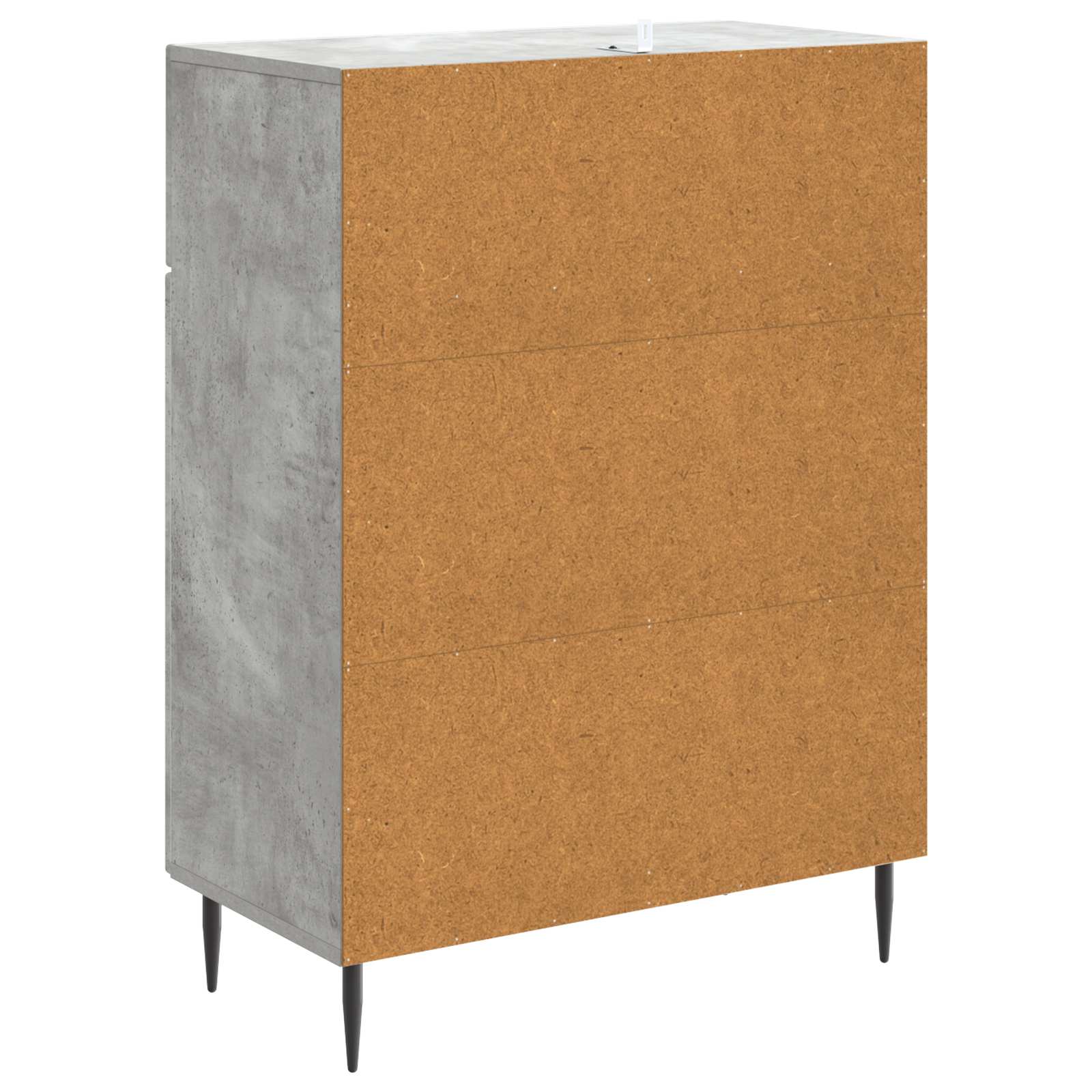 Kreveta Betonska siva 66 x 34,5 x 89,5 cm Konstruirano drvo