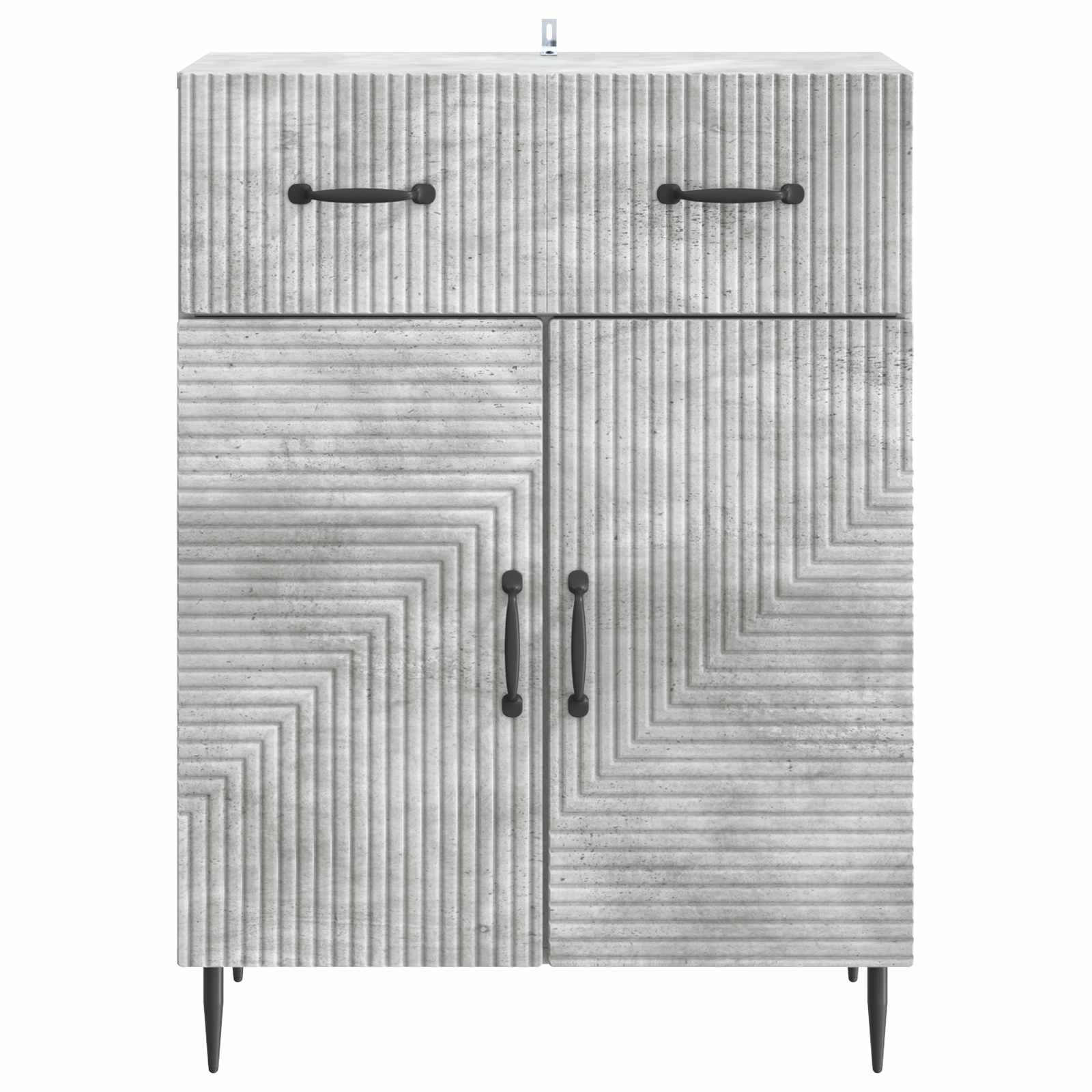 Kreveta Betonska siva 66 x 34,5 x 89,5 cm Konstruirano drvo